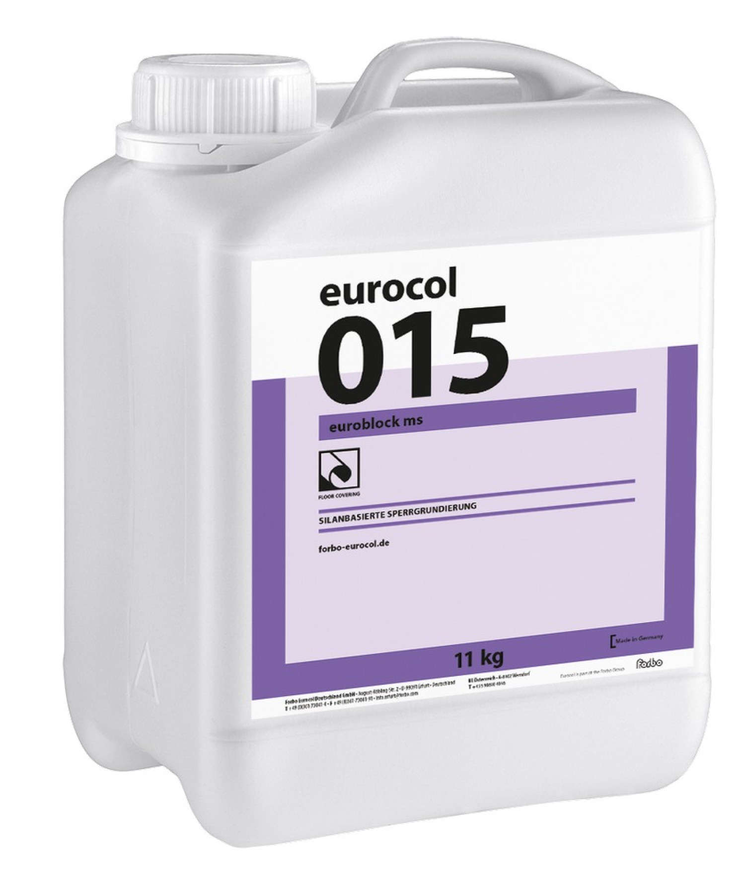 Ansicht Reaktionsharzvorstrich 1-K SMP Euroblock MS 11 kg - Forbo Eurocol