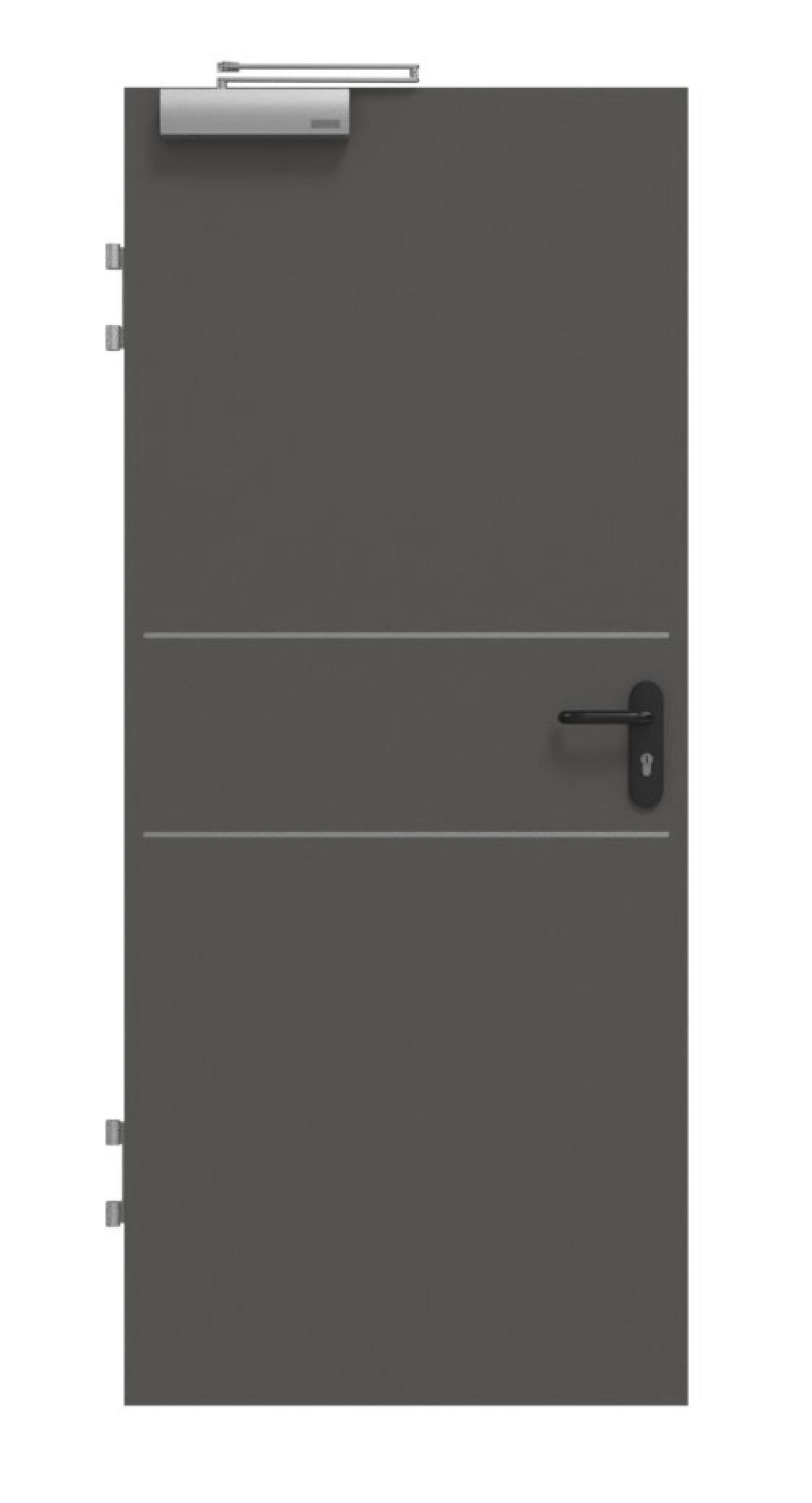 GARANT Brandschutztür T30 Corona 832 Ebony CePaL