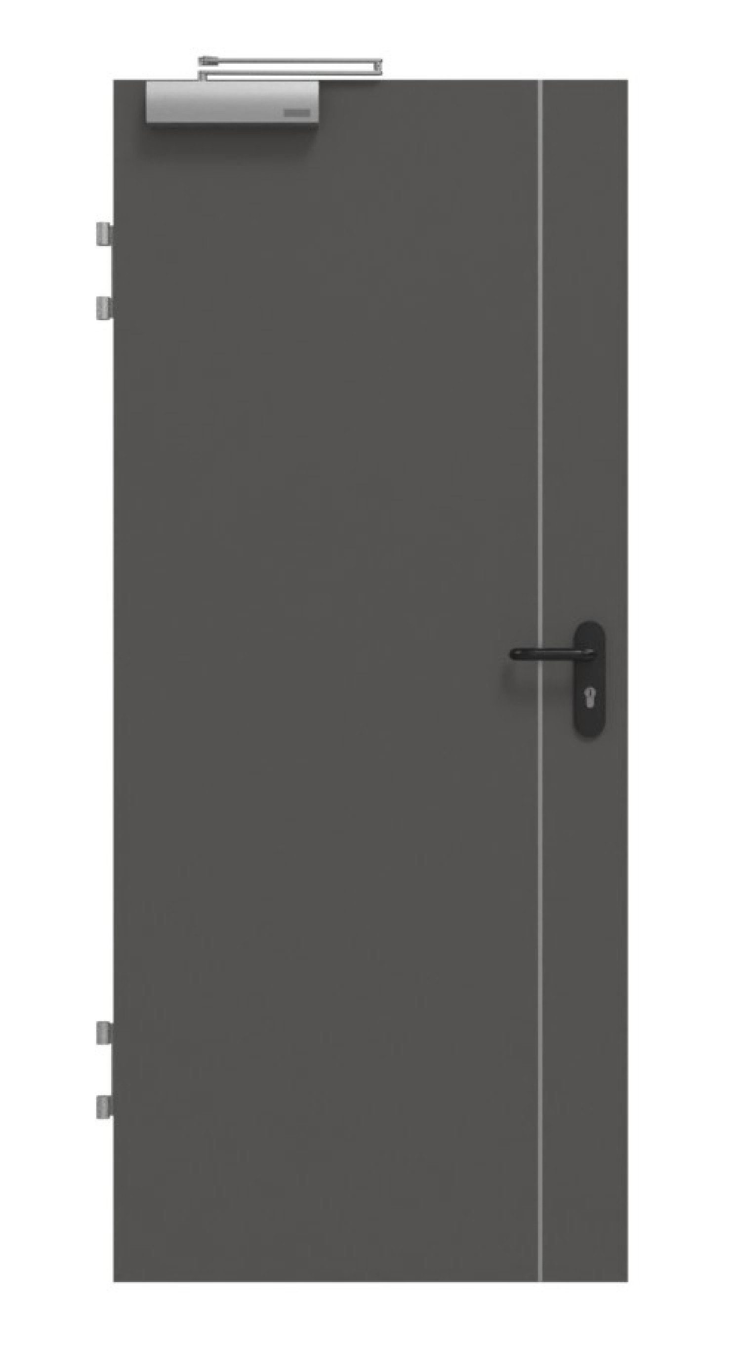 GARANT Brandschutztür T30 Corona 850 Ebony CePaL