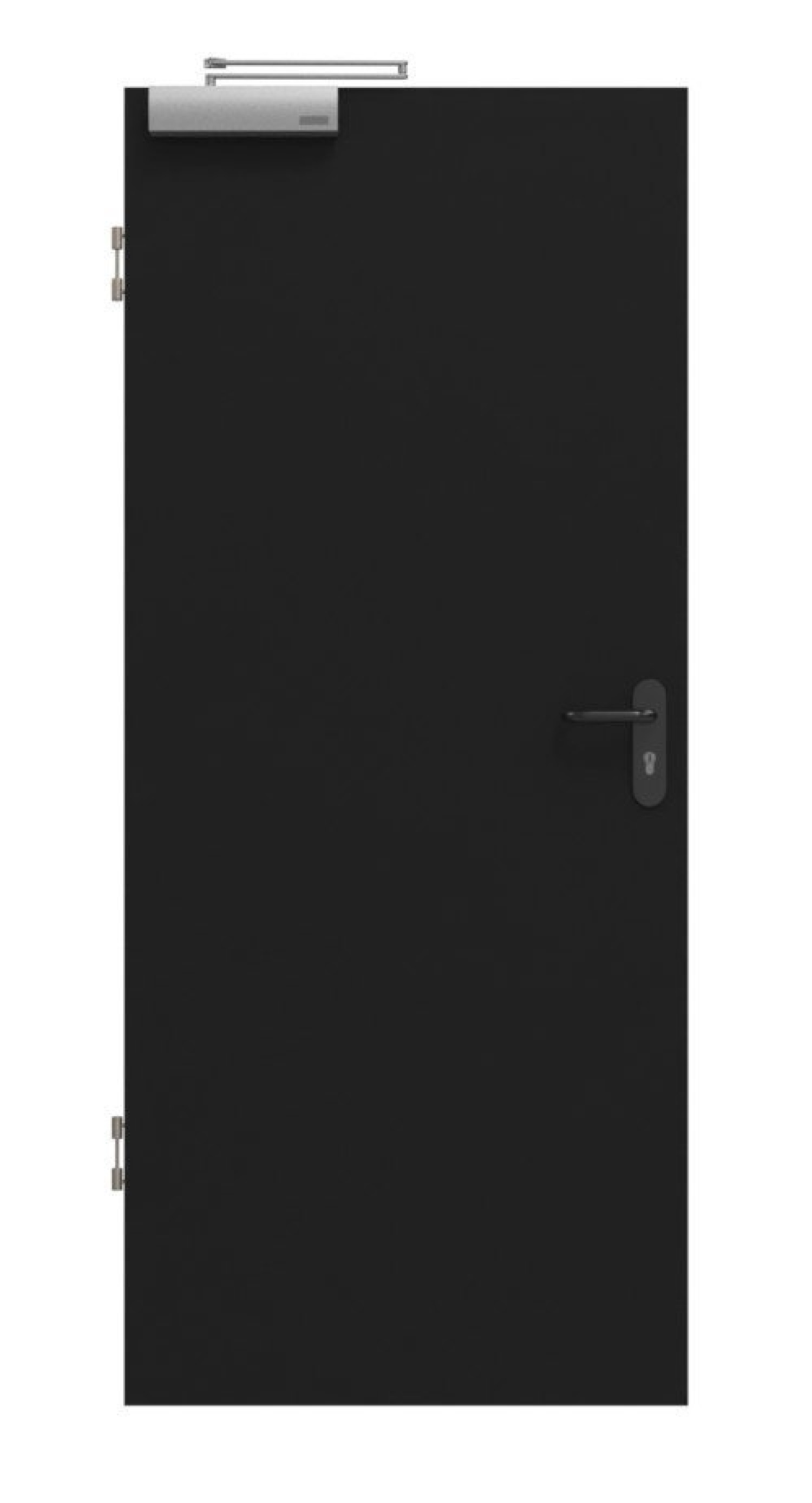 JELD-WEN Brandschutztür T-90 0901-60 Black Resopal