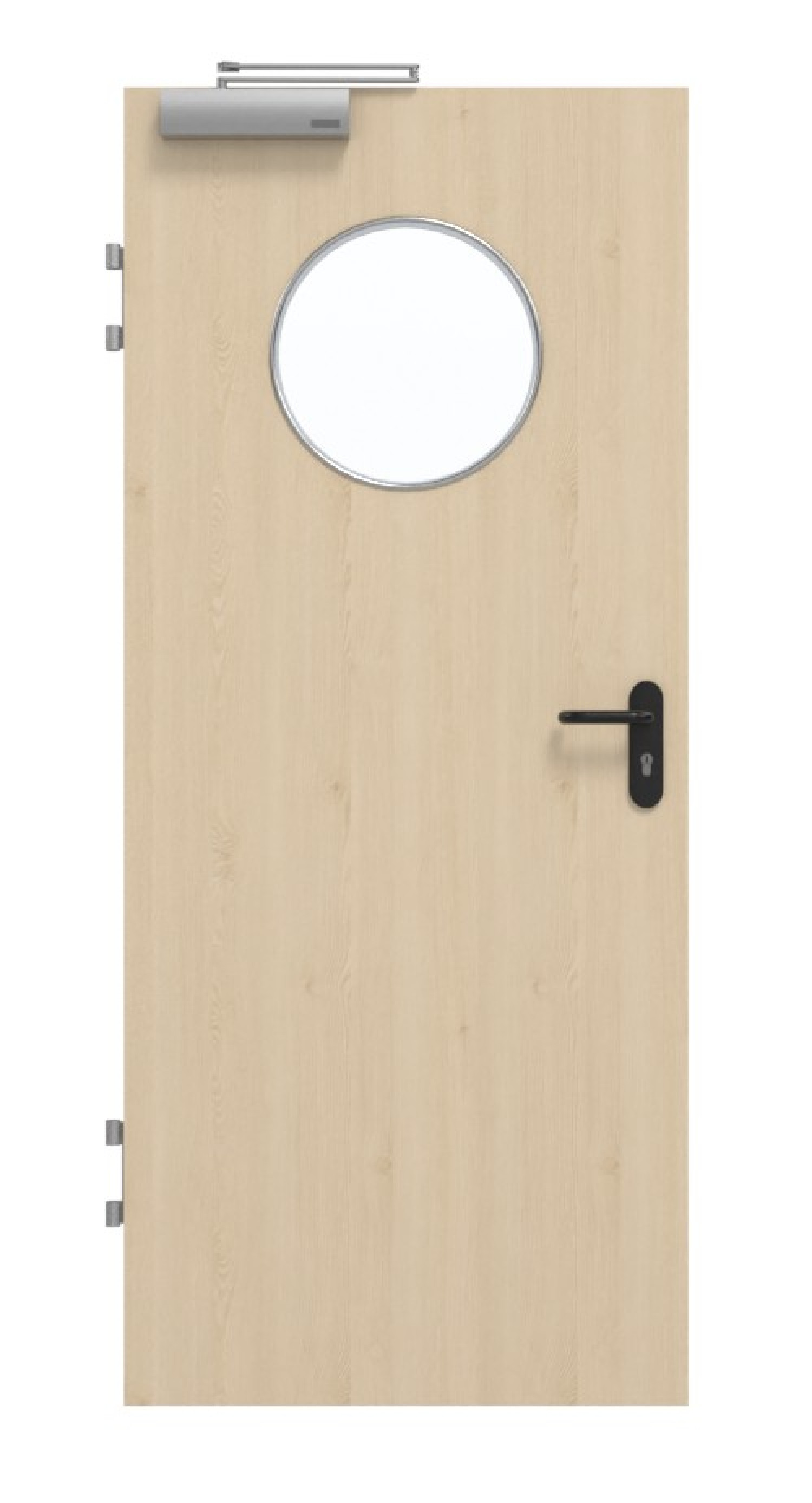 GARANT Brandschutztür T30 Authentic Sand CePaL mit Lichtausschnitt LA-13