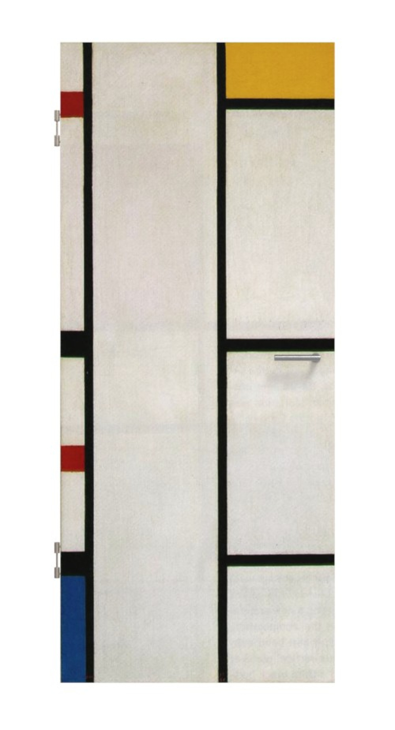 Piet Mondrian Reproduktion Zusammensetzung Nr 3 Blanc Jaune