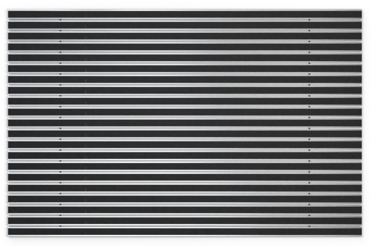 Top-Ansicht von Aluprofilmatte KLASSIK Safe R01V schwarz - Entrada