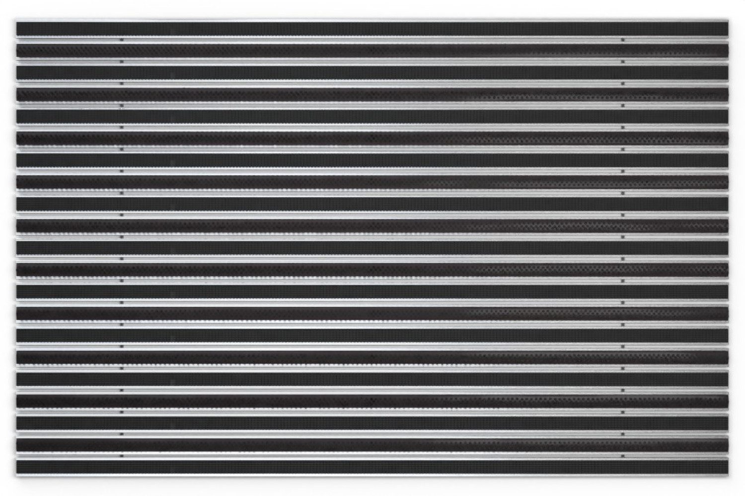 Top-Ansicht von Aluprofilmatte KLASSIK Safe R01V schwarz / Work B01 schwarz - Entrada