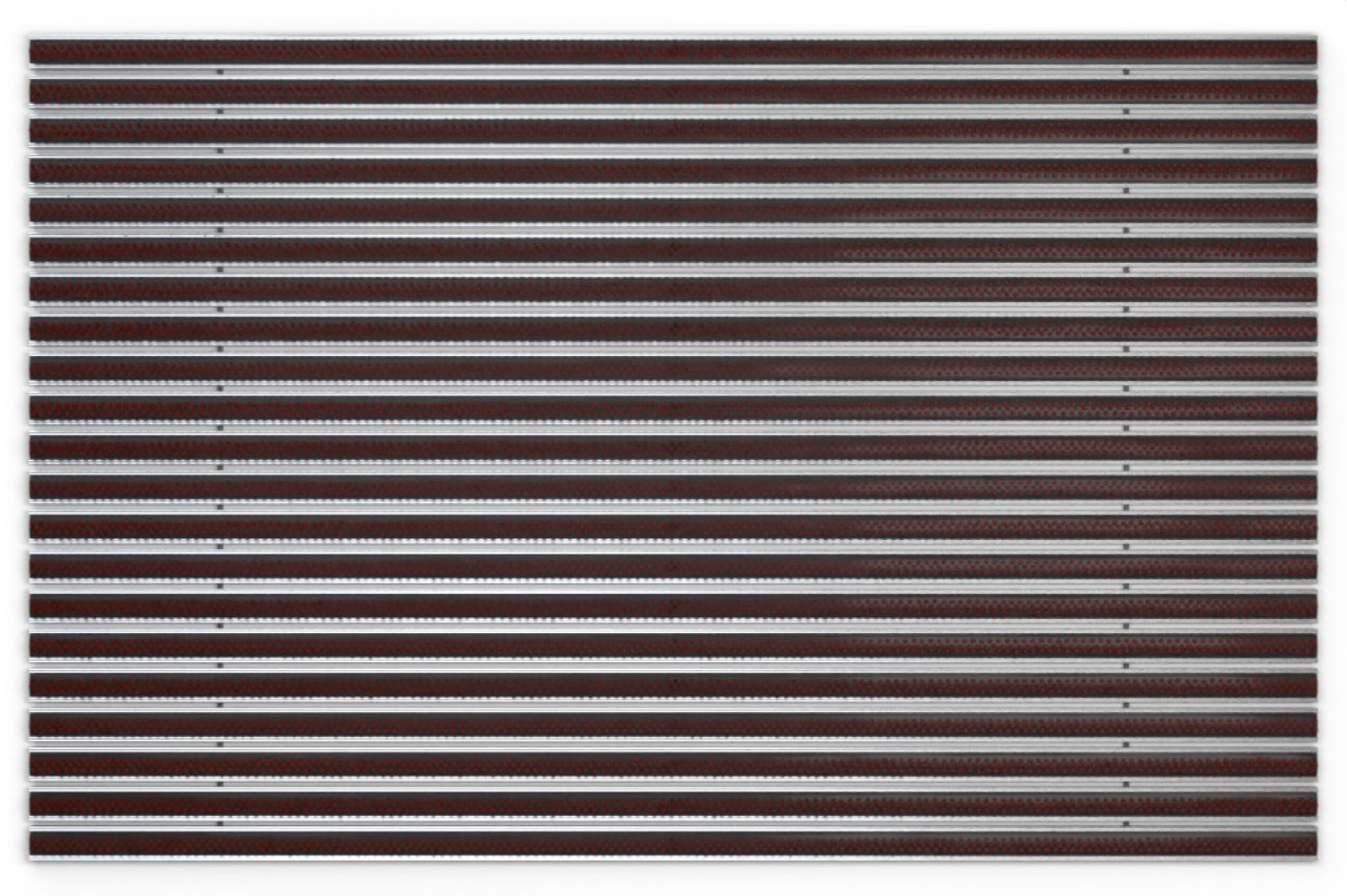 Top-Ansicht von Aluprofilmatte KLASSIK Work B04 braun - Entrada