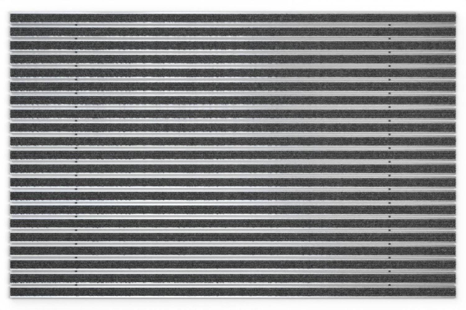 Top-Ansicht von Aluprofilmatte ROBUST Rips T03PP anthrazit - Entrada