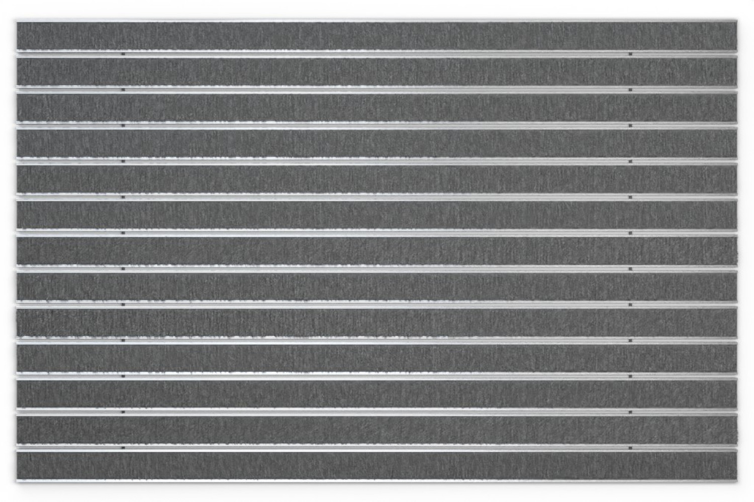 Top-Ansicht von Aluprofilmatte ROYAL Rips T05PP grau - Entrada