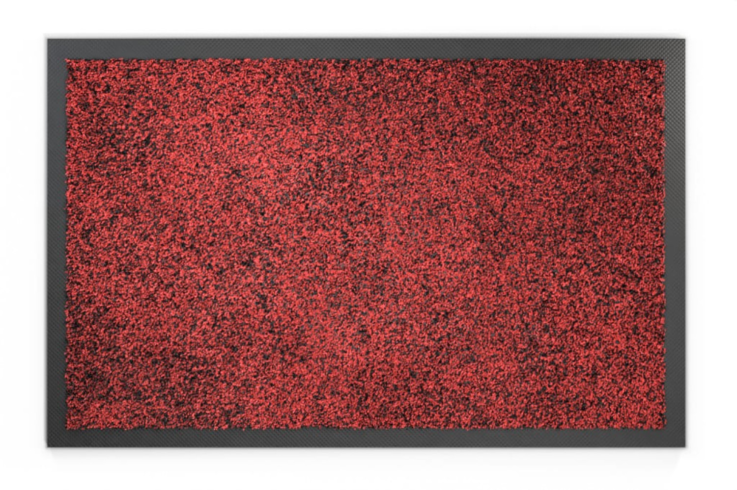 Top-Ansicht von Schmutzfangmatte KLASSIK Nylonfaser 652 rot meliert - Entrada