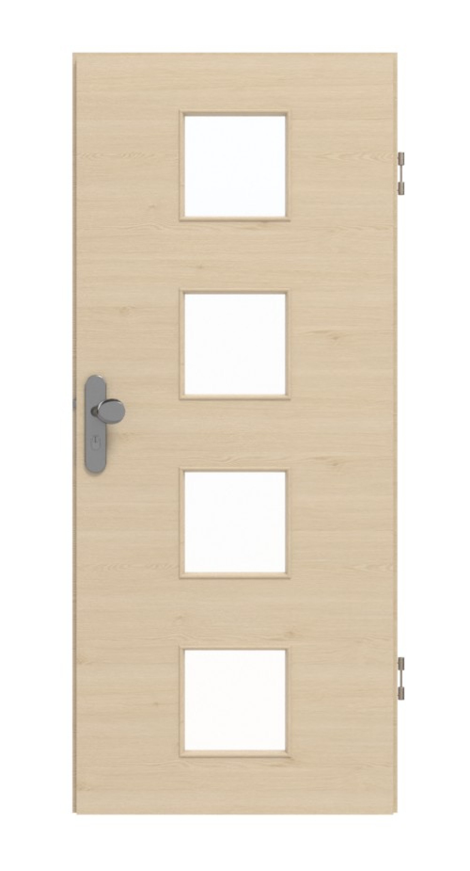 GARANT Wohnungseingangstür Quer Authentic Sand GCK08 mit Lichtausschnitt LA-10