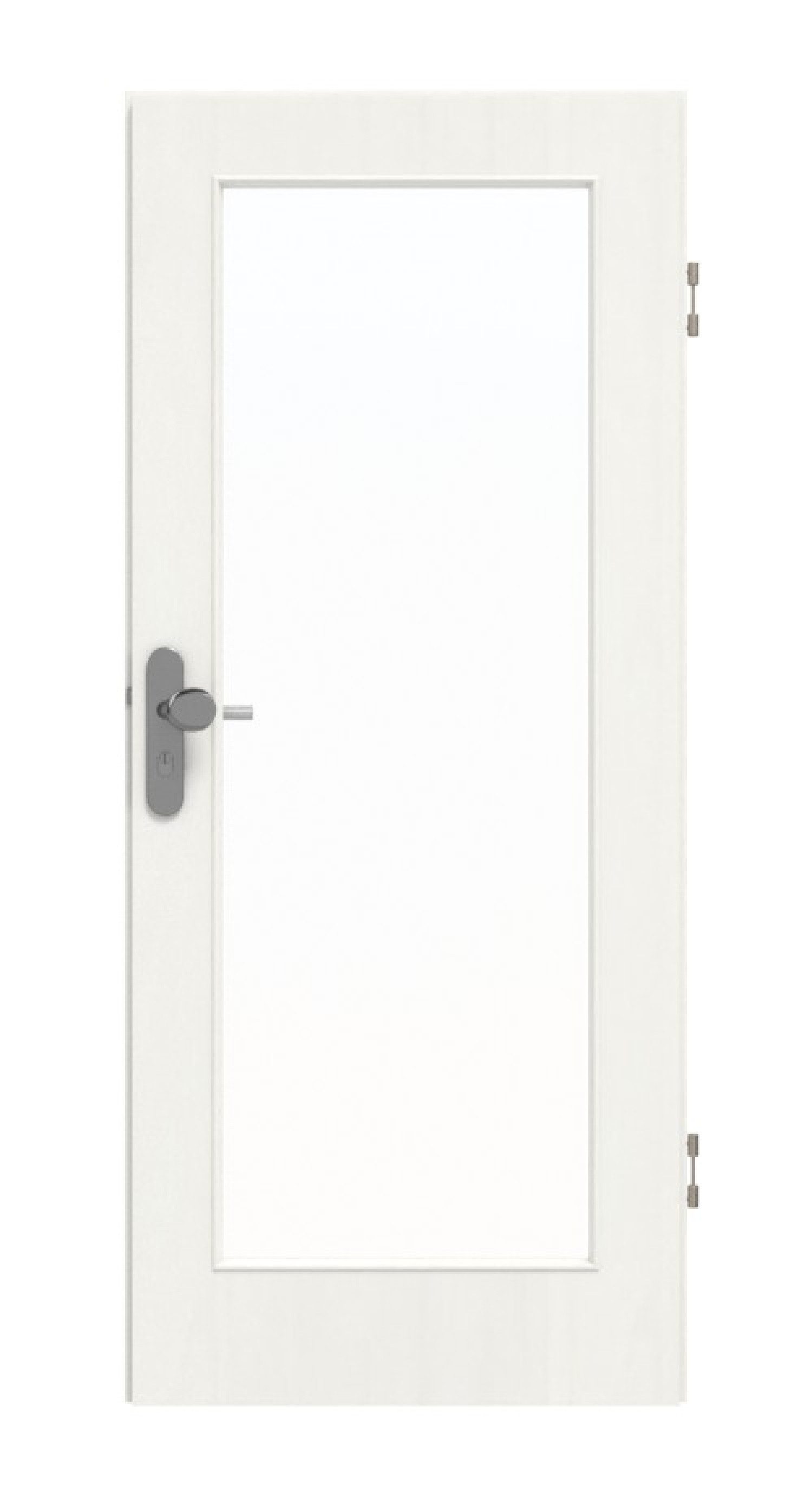 GARANT Wohnungseingangstür Authentic Bianco GCK08 mit Lichtausschnitt LA-2