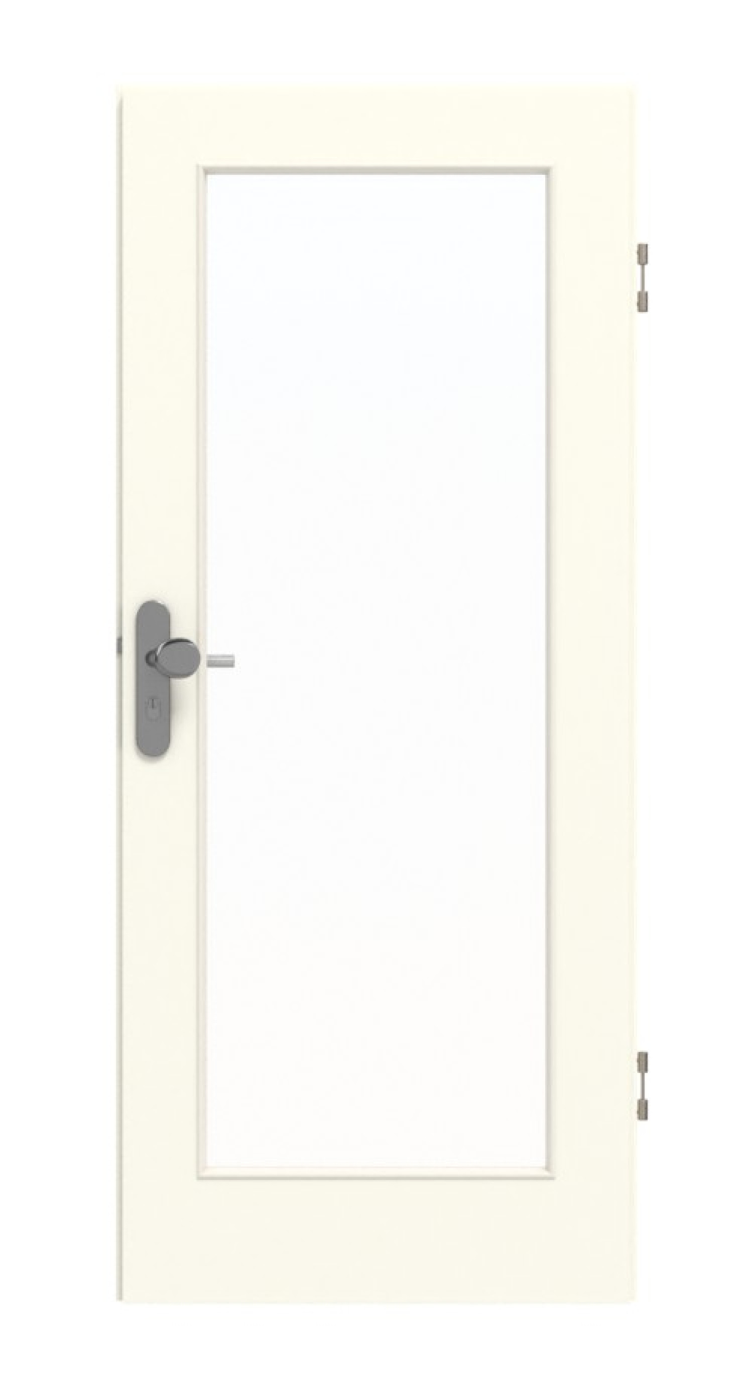 GARANT Wohnungseingangstür W980ST15 Platinweiß GHK08 mit Lichtausschnitt LA-2
