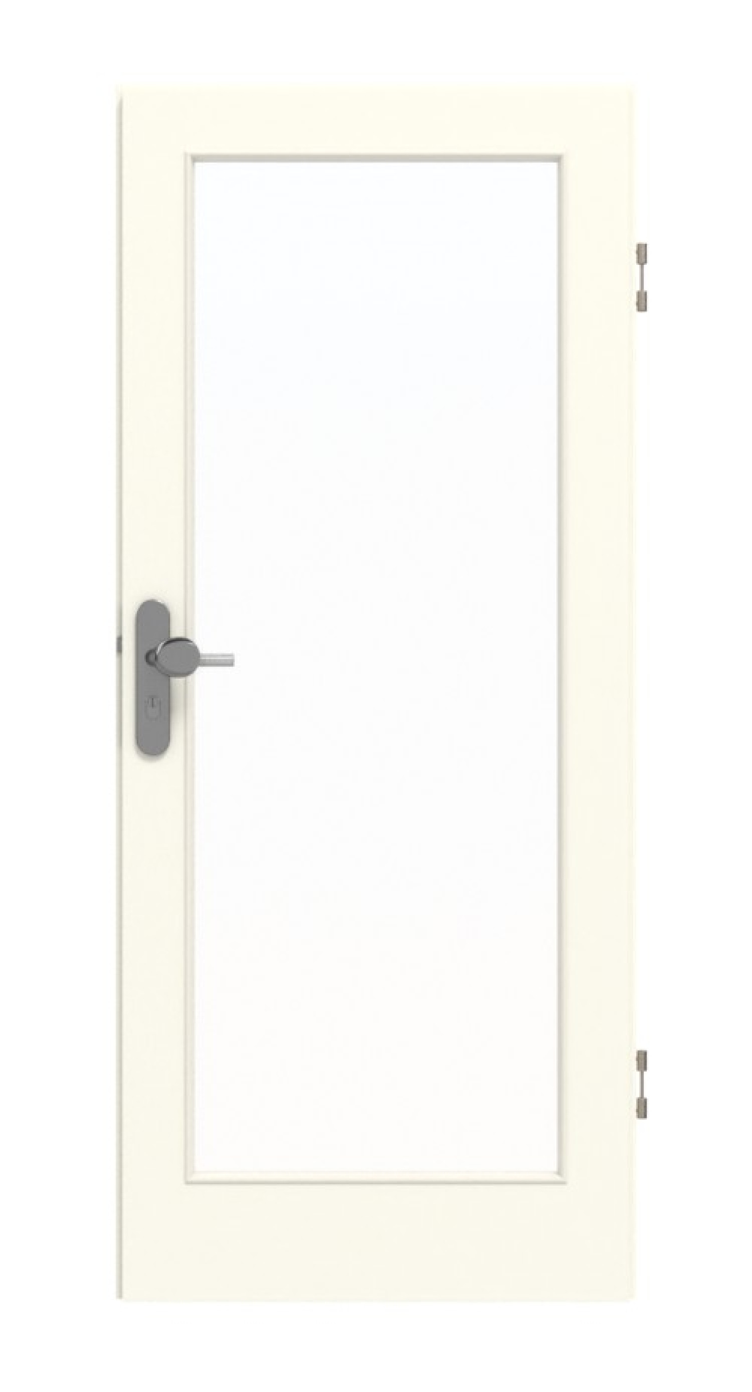 GARANT Wohnungseingangstür W980ST15 Platinweiß GHK08 mit Lichtausschnitt LA-3