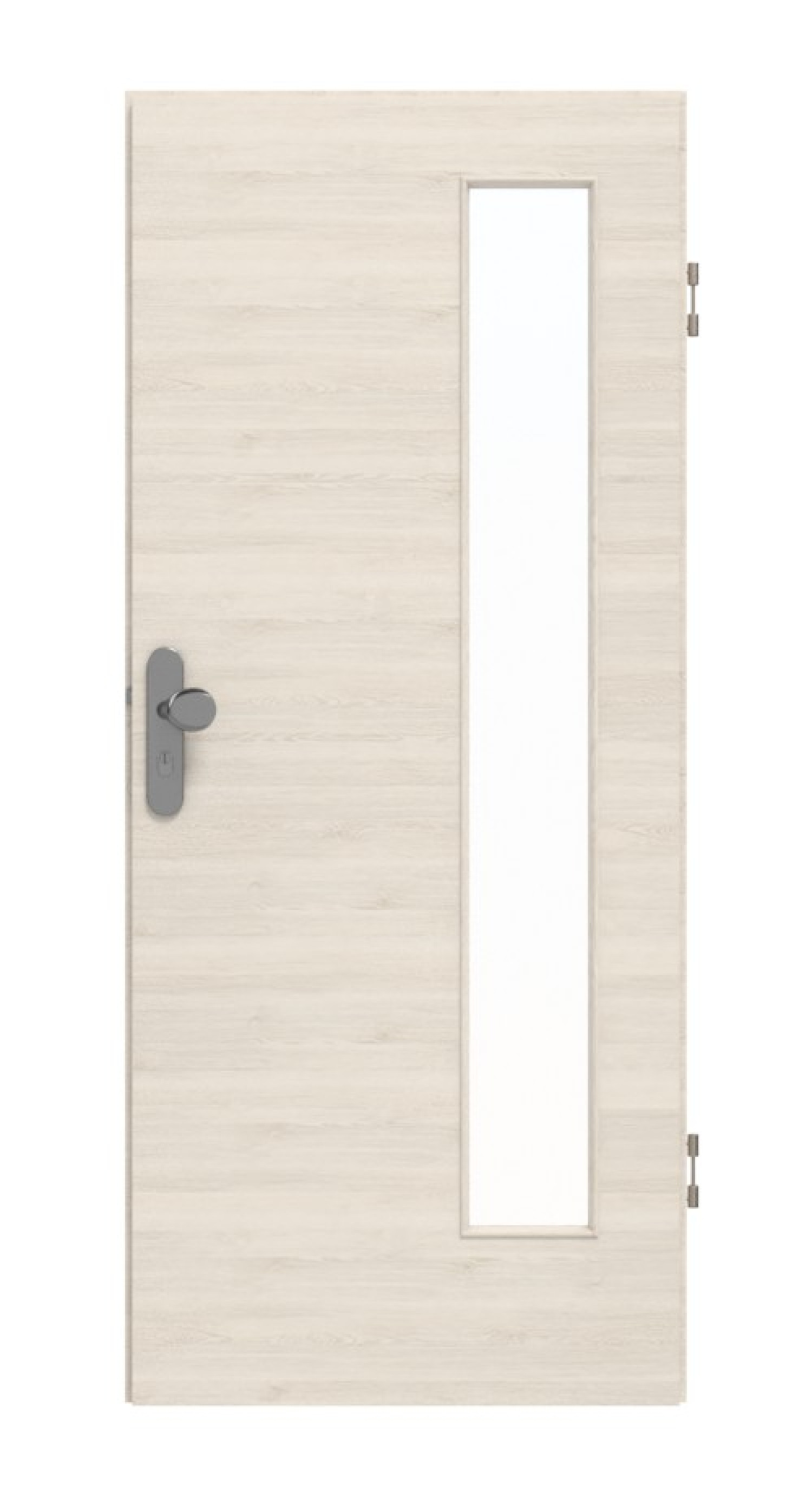 GARANT Wohnungseingangstür Quer Authentic Perl GCK08 mit Lichtausschnitt LA-4 bandseitig