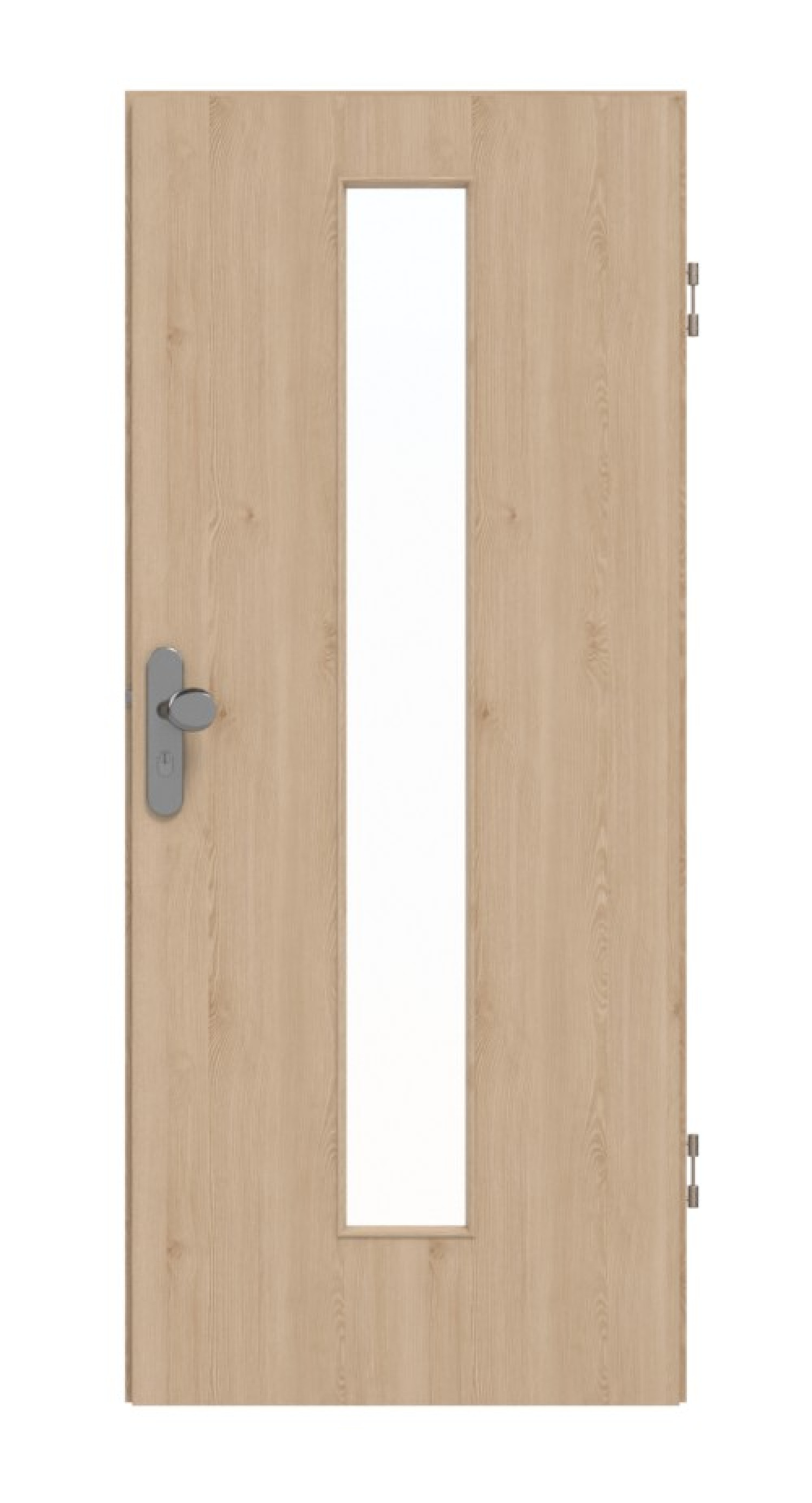 GARANT Wohnungseingangstür Authentic Achat GCK08 mit Lichtausschnitt LA-4 mittig