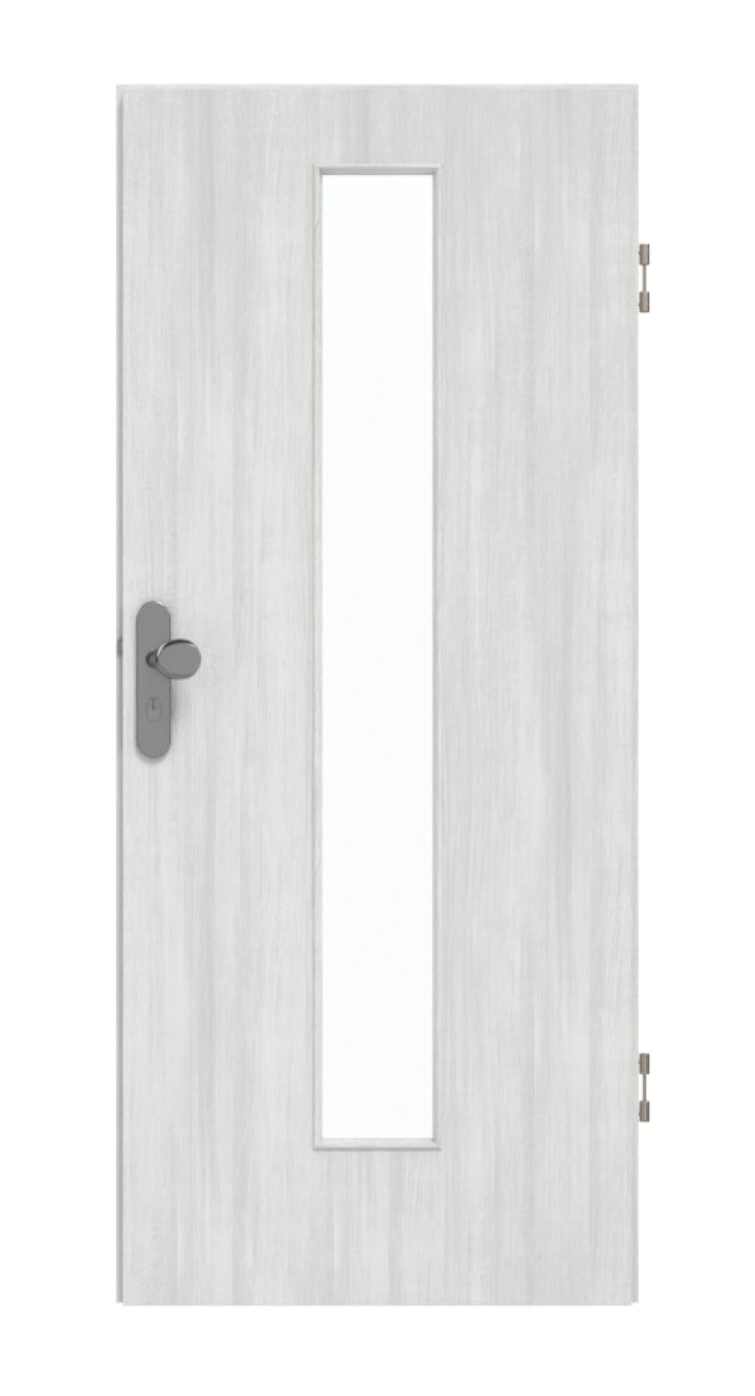 GARANT Wohnungseingangstür Authentic Grigio CePaL mit Lichtausschnitt LA-4 mittig