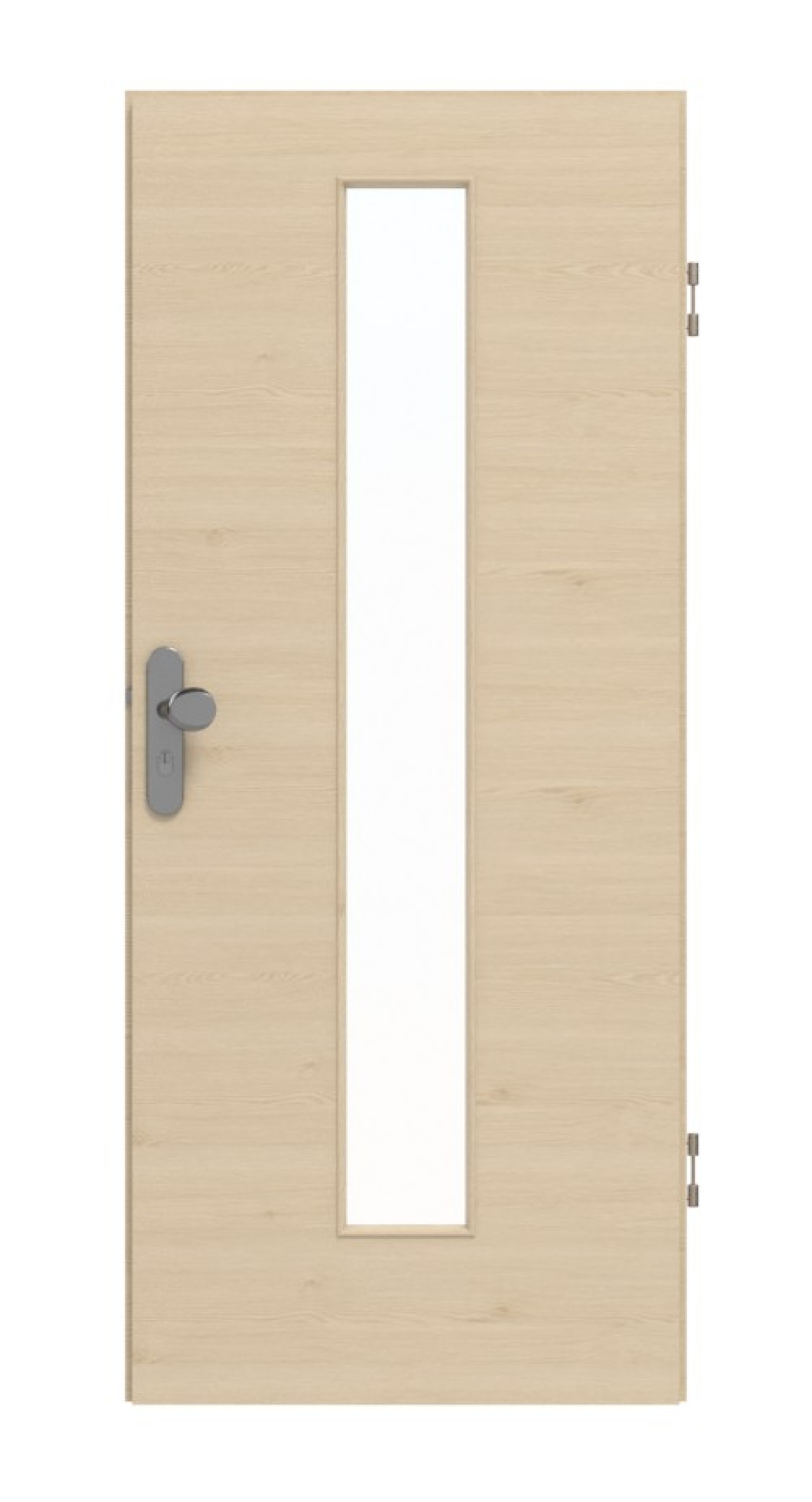 GARANT Wohnungseingangstür Quer Authentic Sand GCK08 mit Lichtausschnitt LA-4 mittig