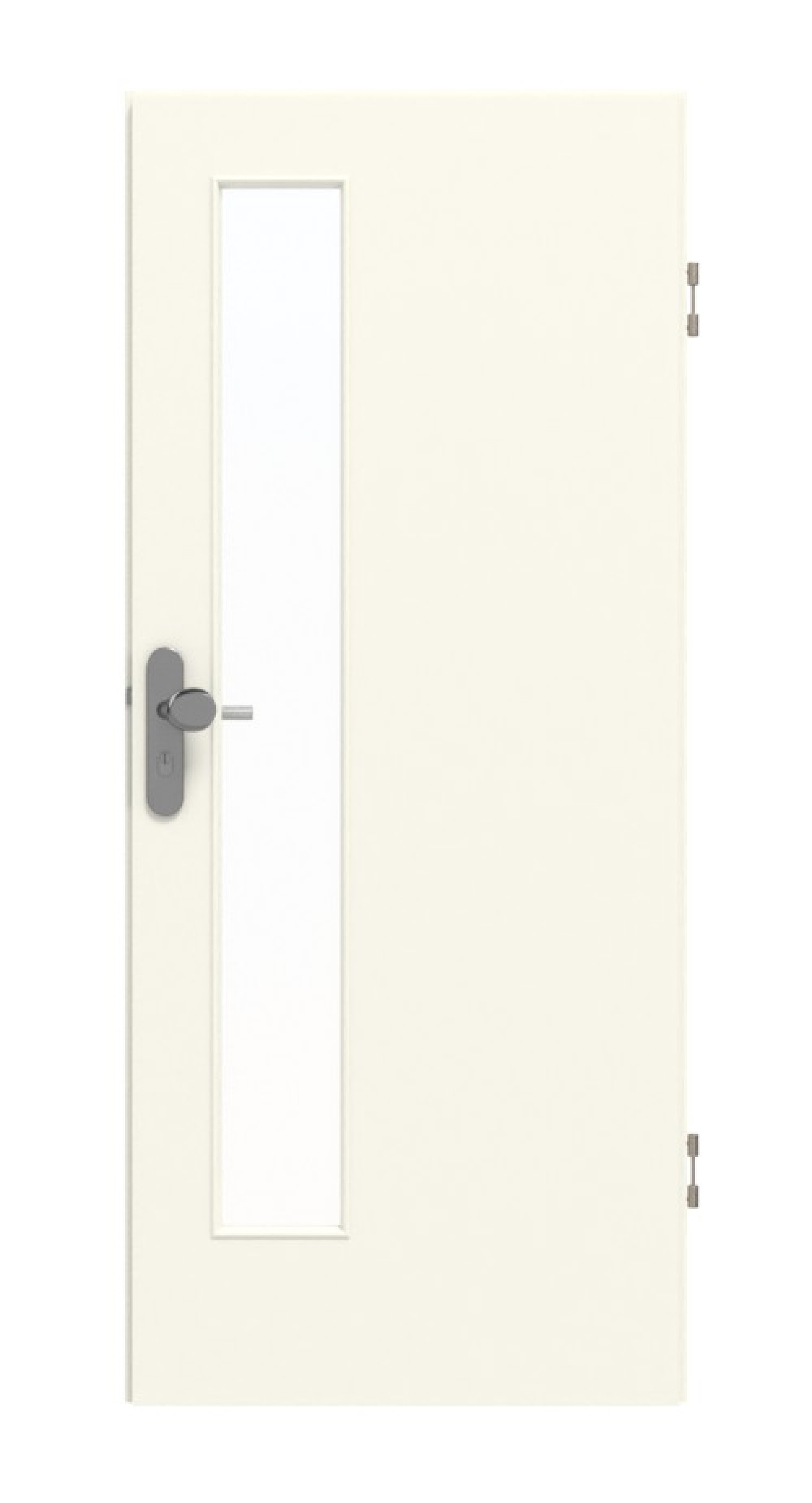 GARANT Wohnungseingangstür 9417-60 Snow White CePaL mit Lichtausschnitt LA-4 schlossseitig