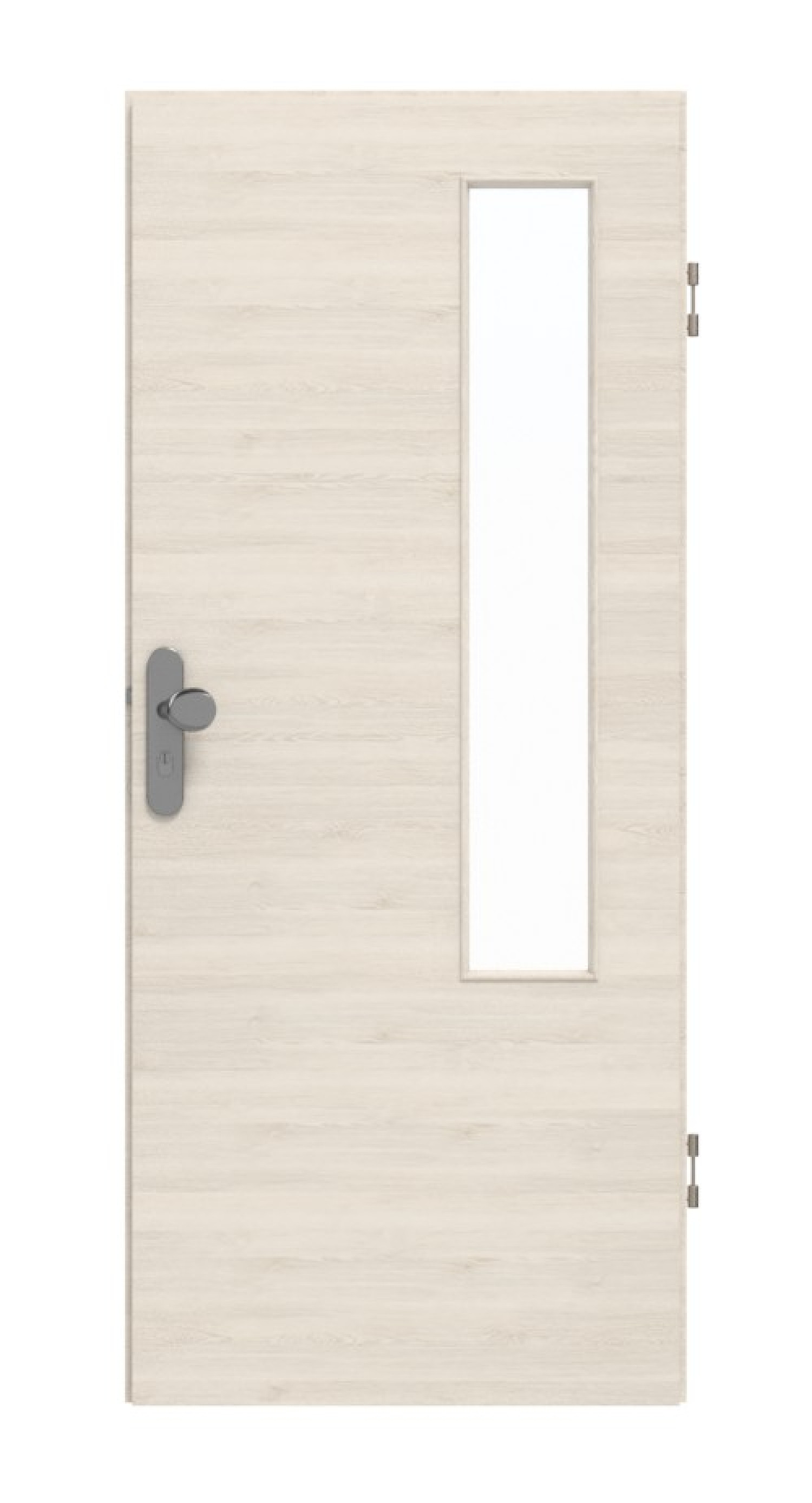 GARANT Wohnungseingangstür Quer Authentic Perl GCK08 mit Lichtausschnitt LA-5 bandseitig
