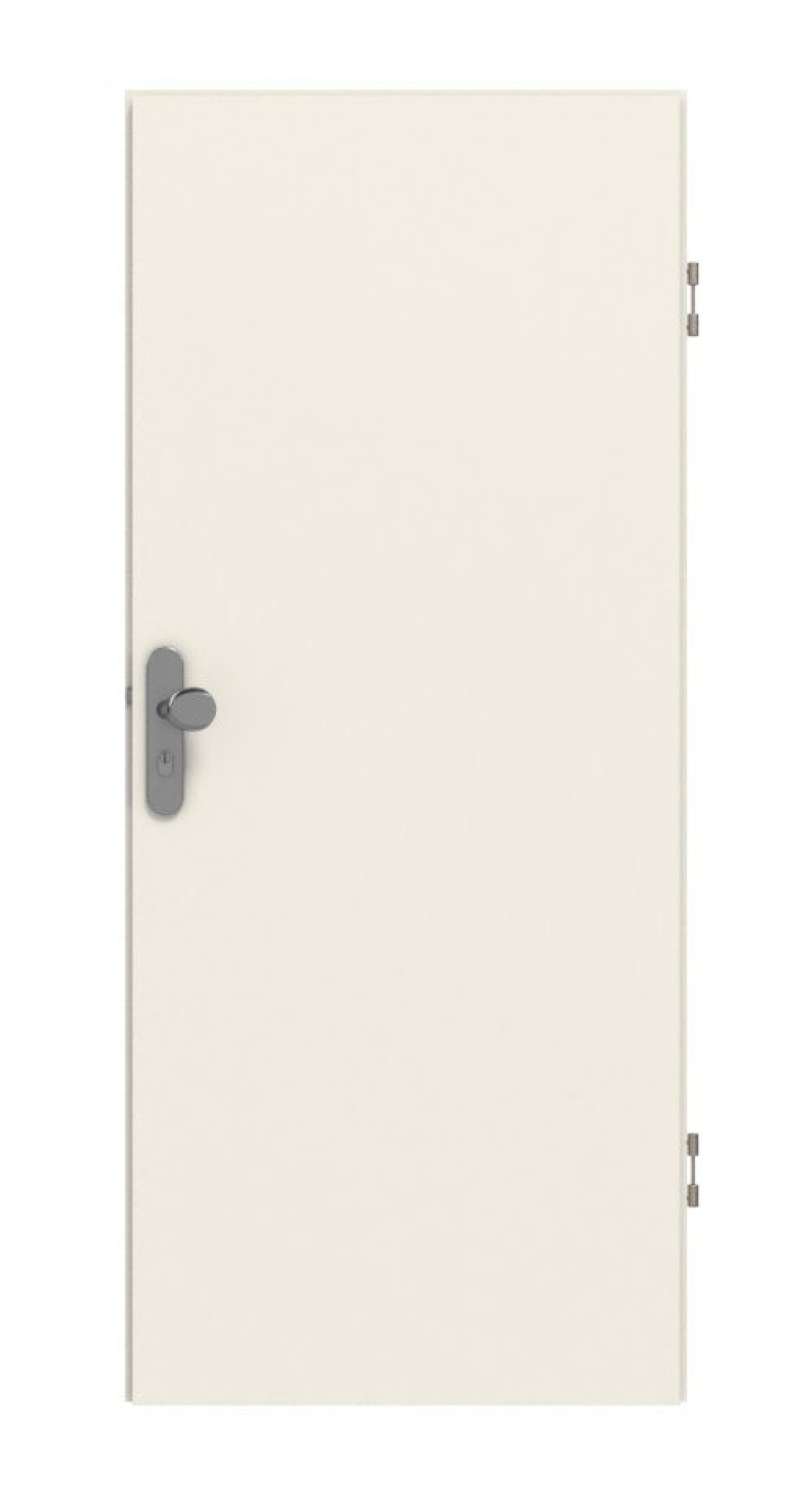 Frontansicht von CLASSEN Wohnungseingangstür Weiß RAL 9010 CPL 4.1