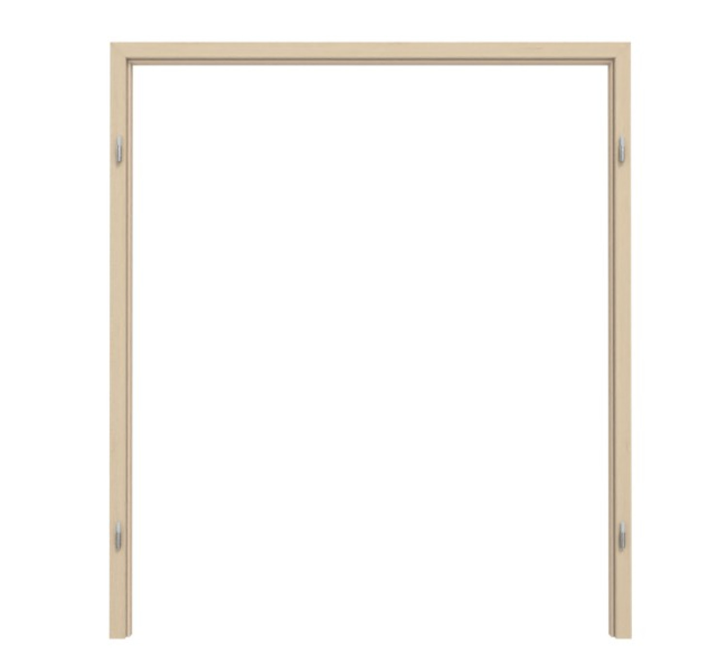 TEUTO Blockrahmen für Doppelflügeltüren Authentic Sand CPL mit runder Kante