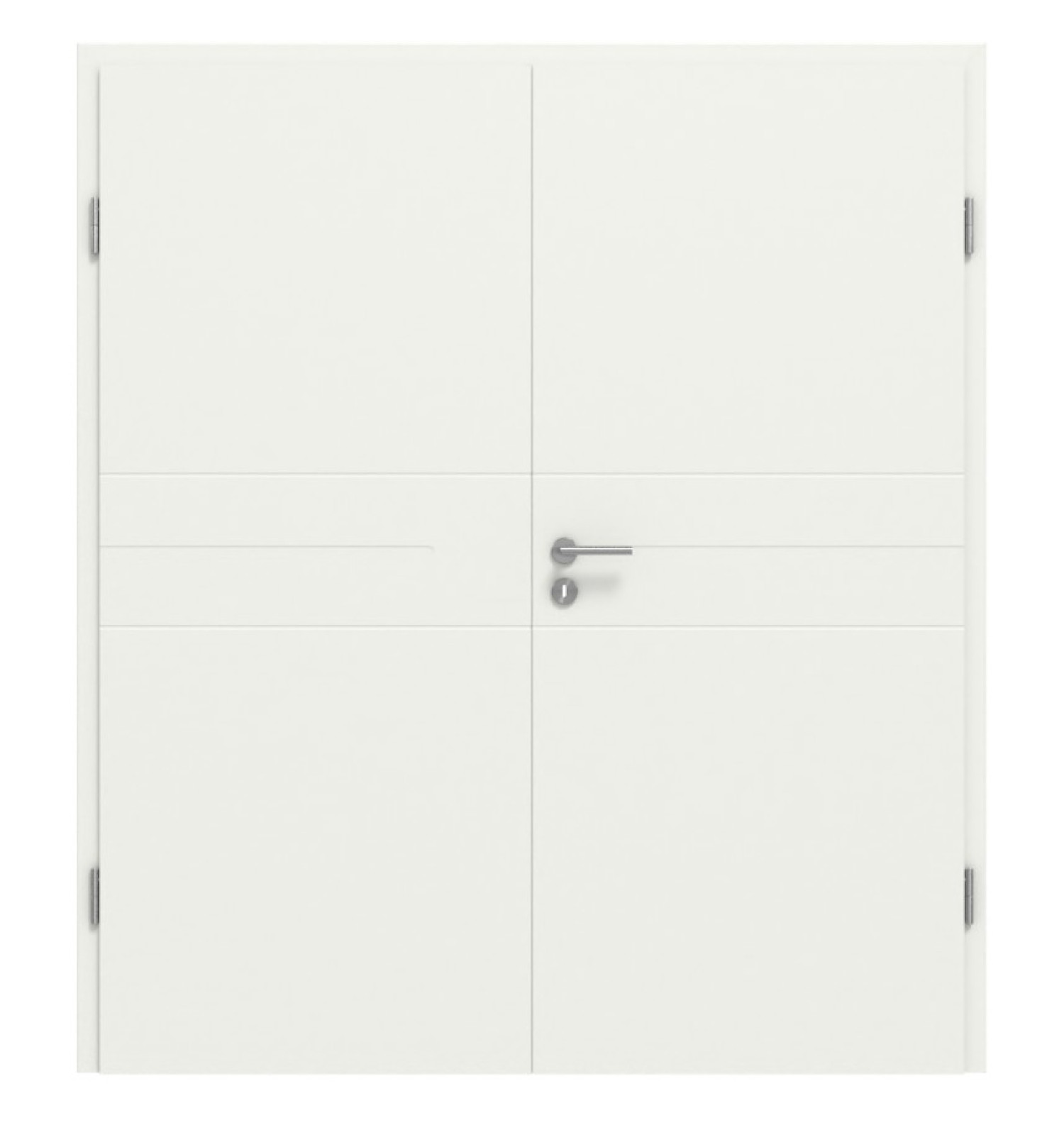 CLASSEN Doppelflügeltür Dynamic 3.24 Weißlack RAL 9003 inkl. Zarge