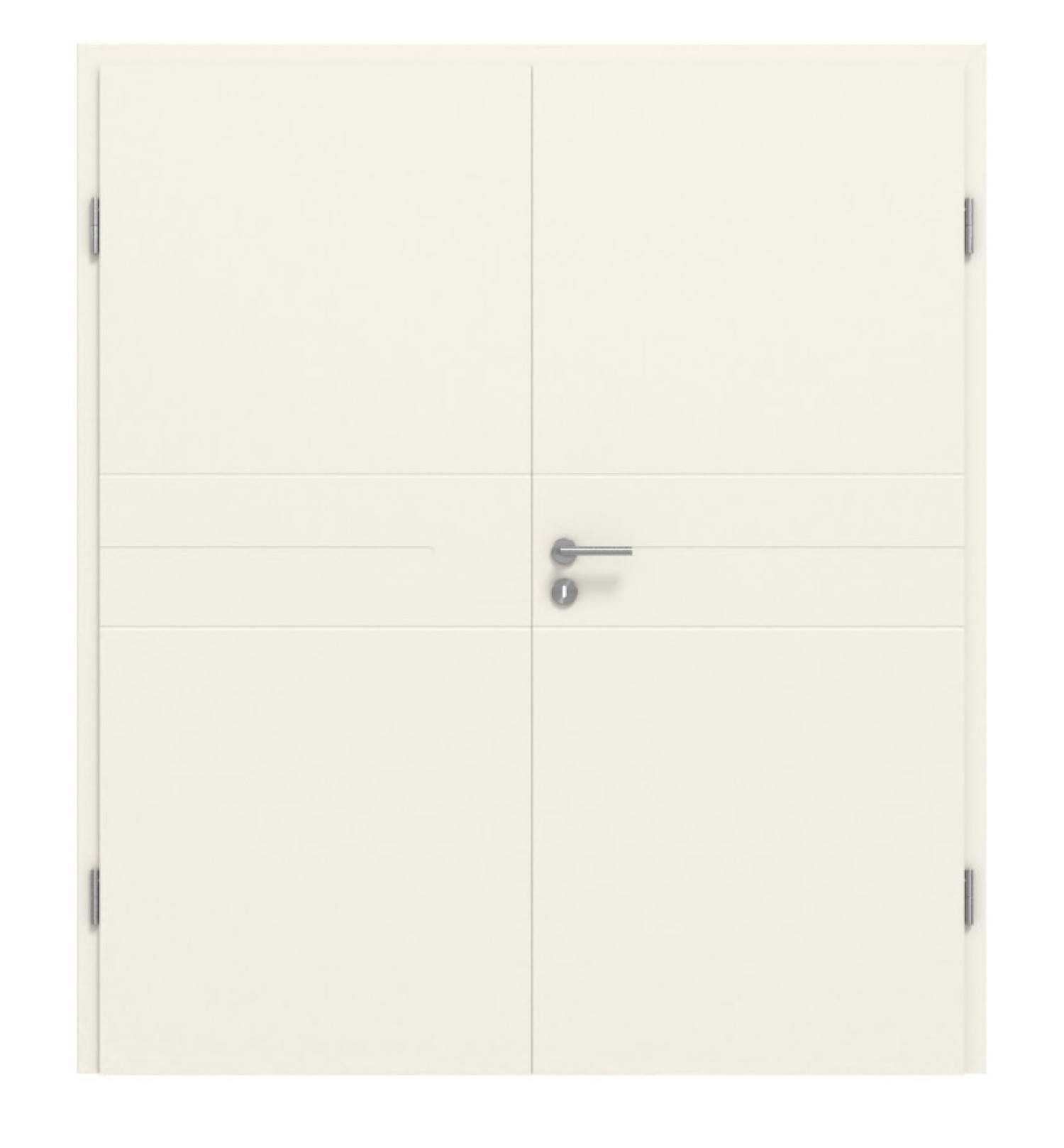 CLASSEN Doppelflügeltür Dynamic 3.24 Weißlack RAL 9010 inkl. Zarge