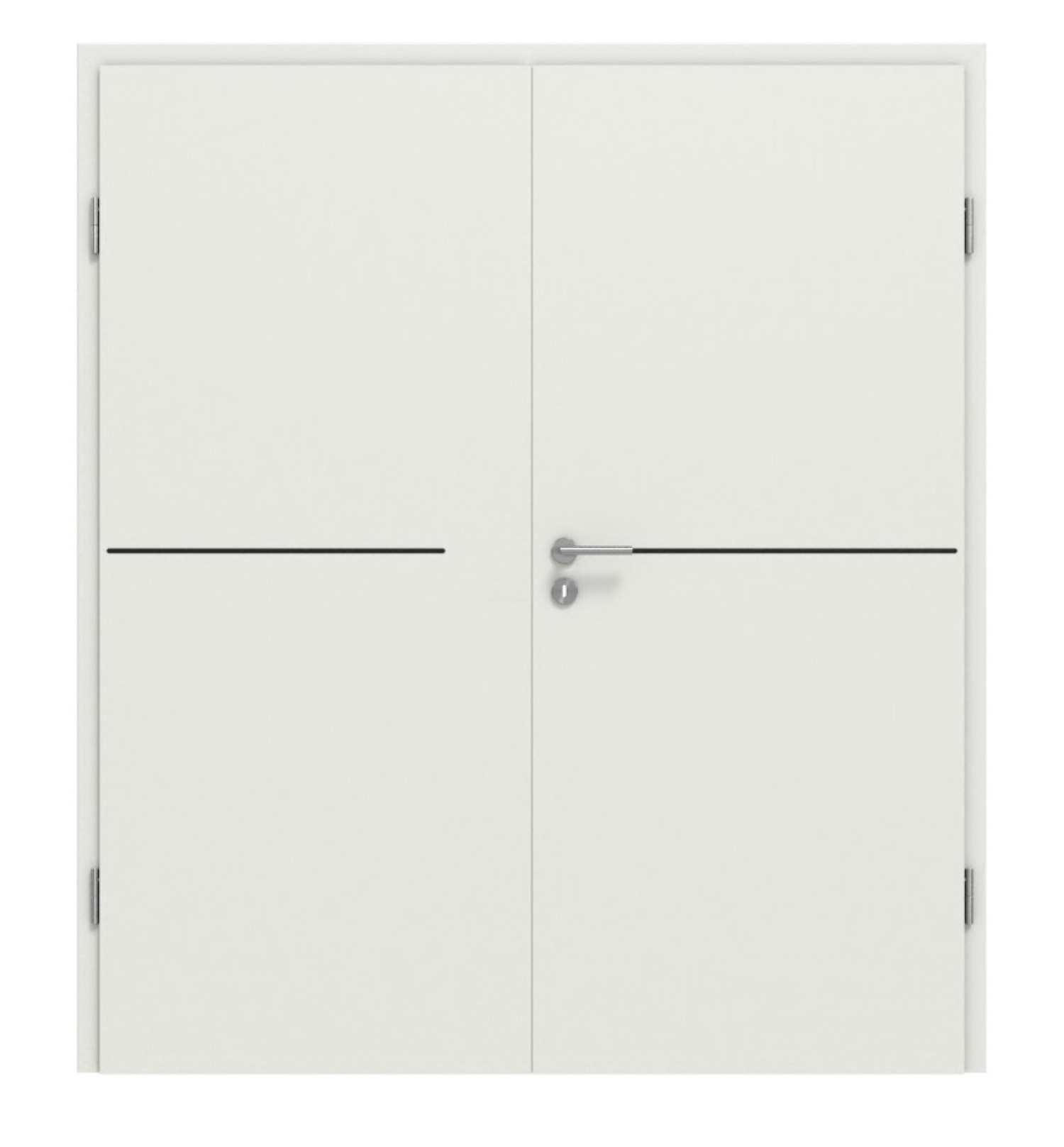 CLASSEN Doppelflügeltür 6.8 Weiß RAL 9003 CPL inkl. Zarge