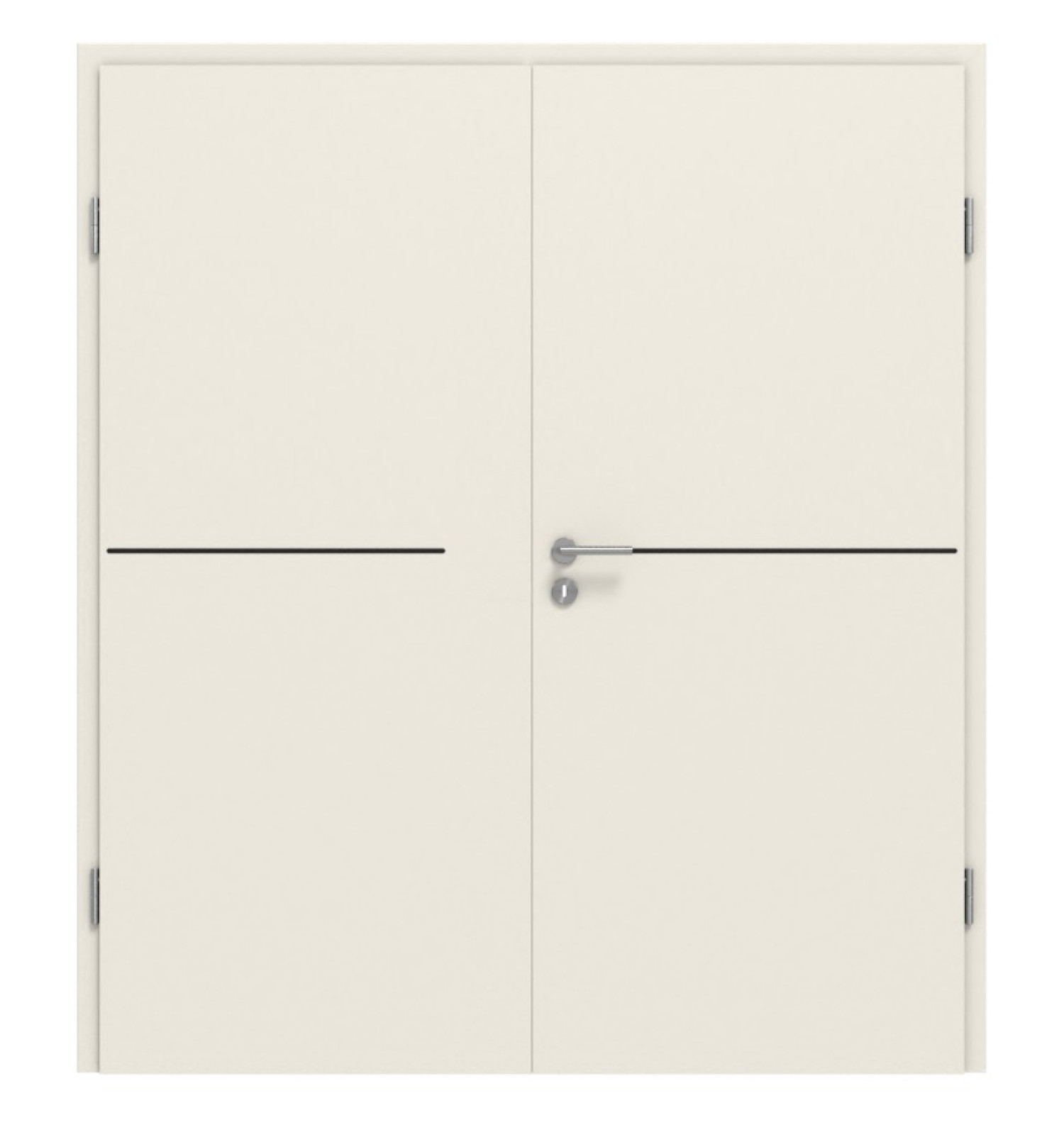 CLASSEN Doppelflügeltür 6.8 Weiß RAL 9010 CPL inkl. Zarge
