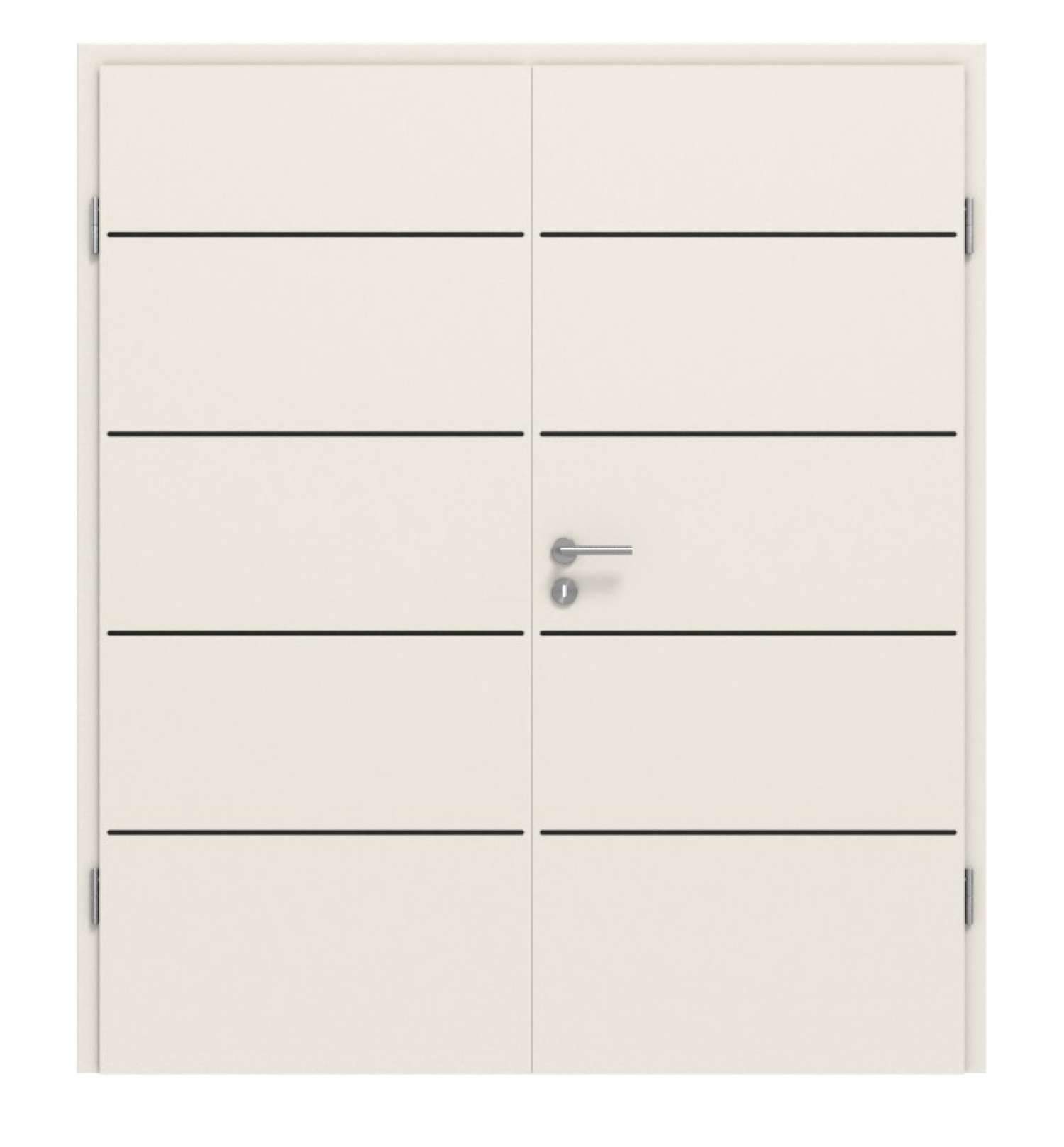 CLASSEN Doppelflügeltür 6.9 Weiß RAL 9010 CPL inkl. Zarge