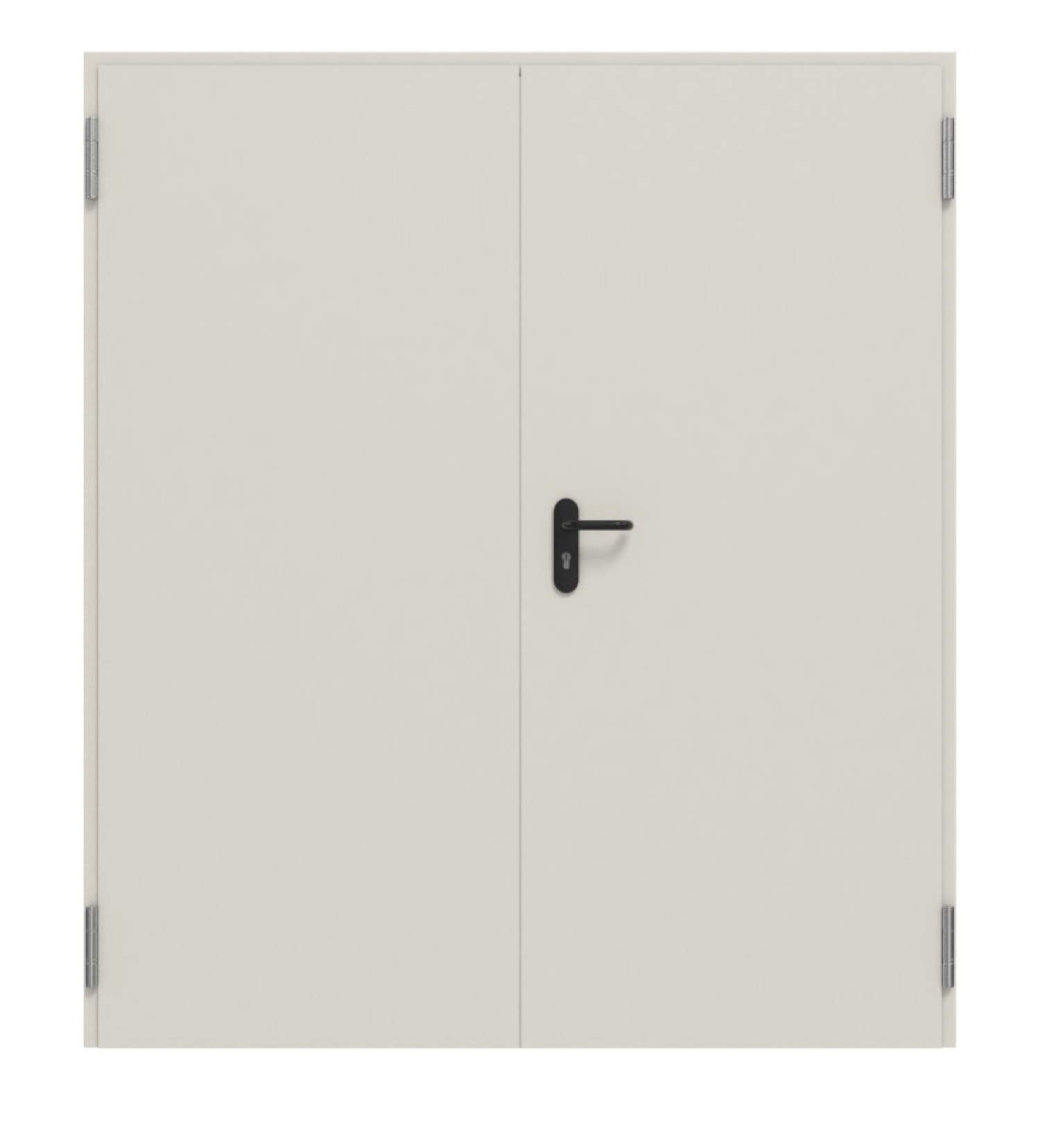TECKENTRUP Komplettset 2-flg. Stahl Mehrzwecktür dw 42-2 inkl. Eckzarge