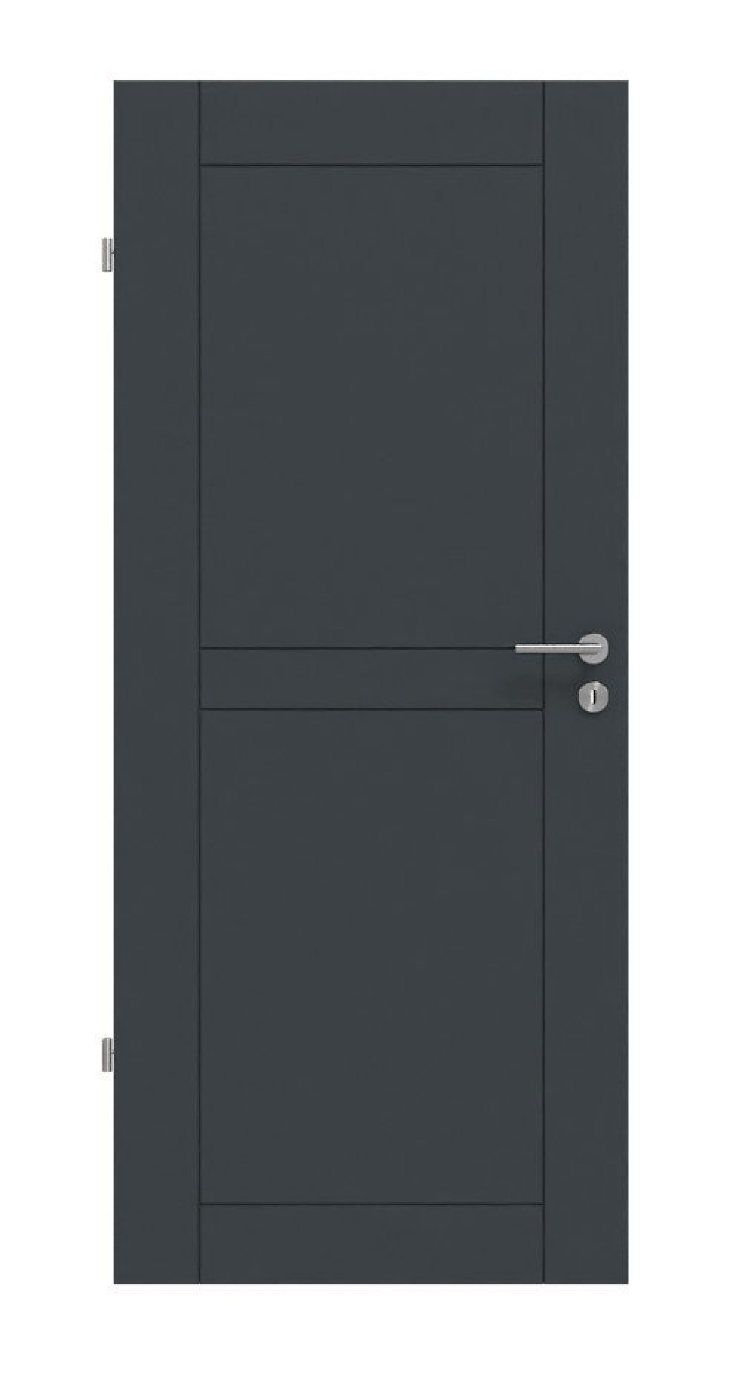 Frontansicht von Signum 88 Basic Lack Anthrazit RAL 7016 Innentür - Huga