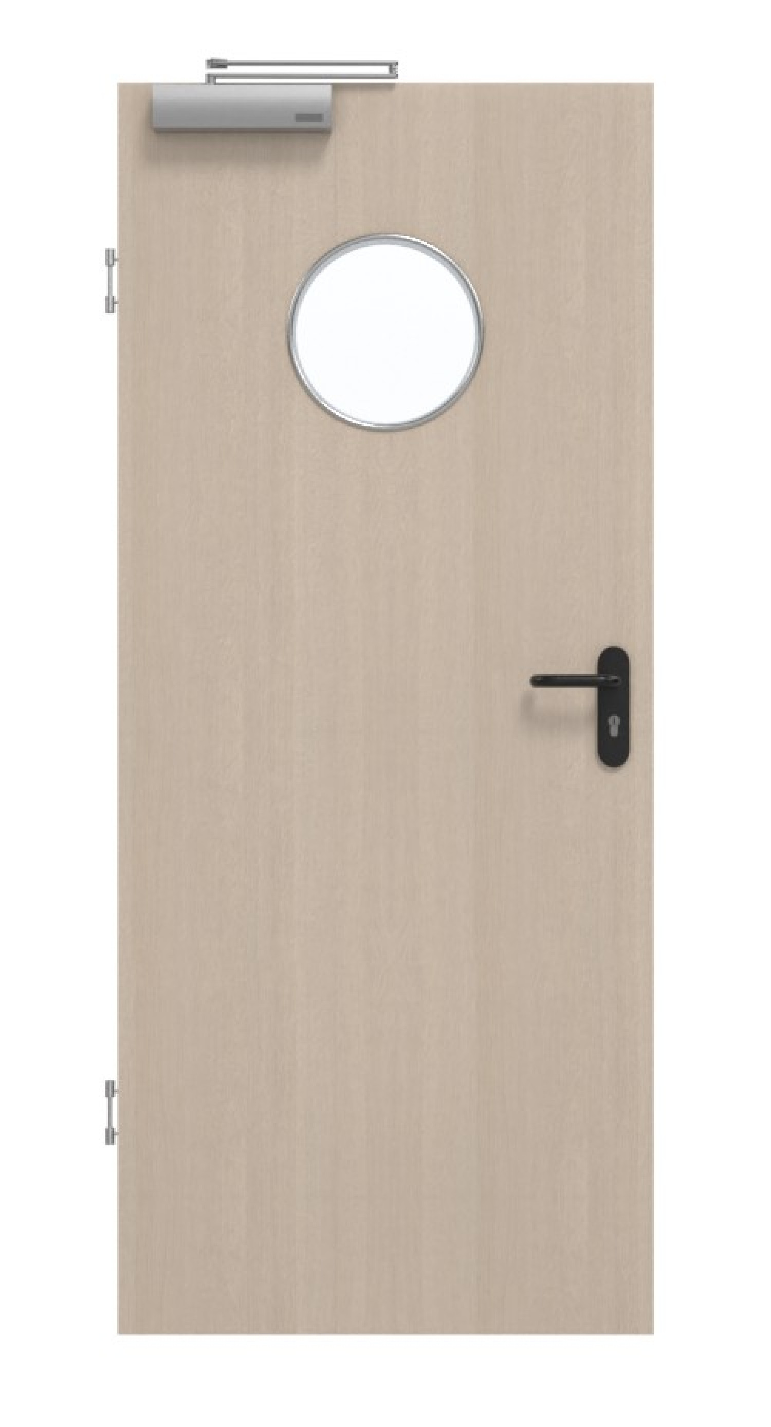 GARANT Rauchschutztür Authentic Akazie GCK08 mit Lichtausschnitt LA-12