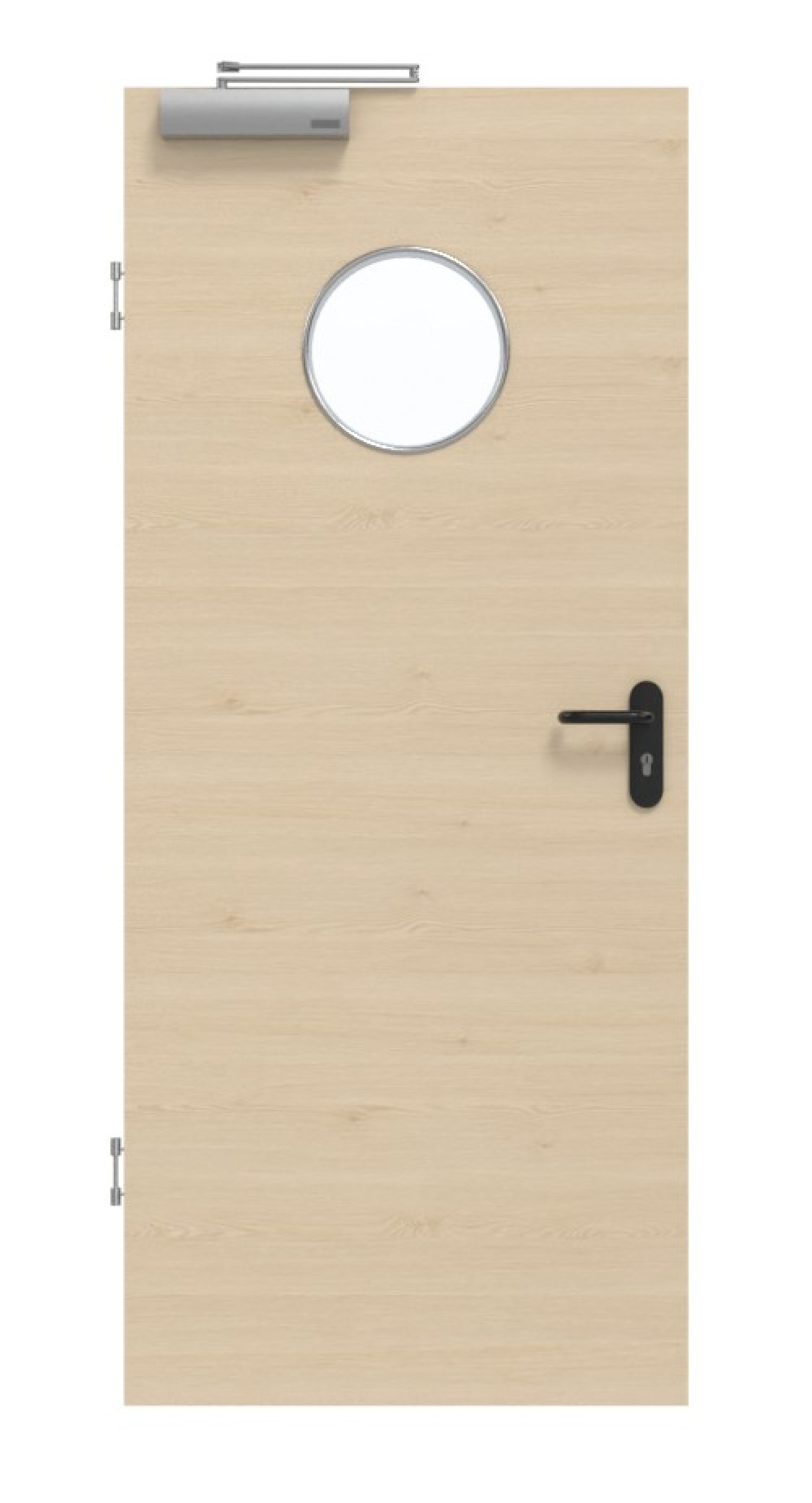 GARANT Rauchschutztür Quer Authentic Sand GCK08 mit Lichtausschnitt LA-12