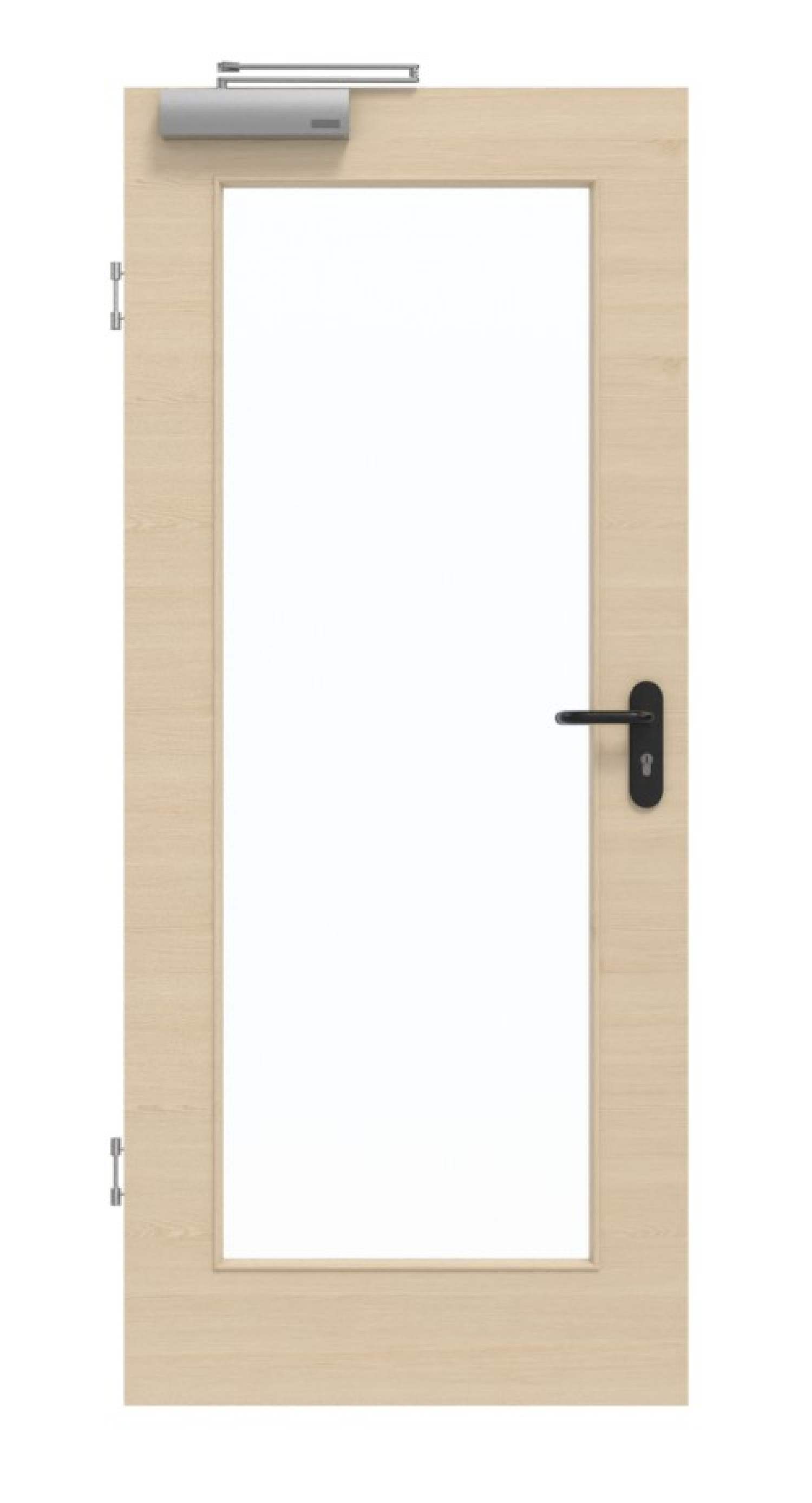 GARANT Rauchschutztür Quer Authentic Sand GCK08 mit Lichtausschnitt LA-2