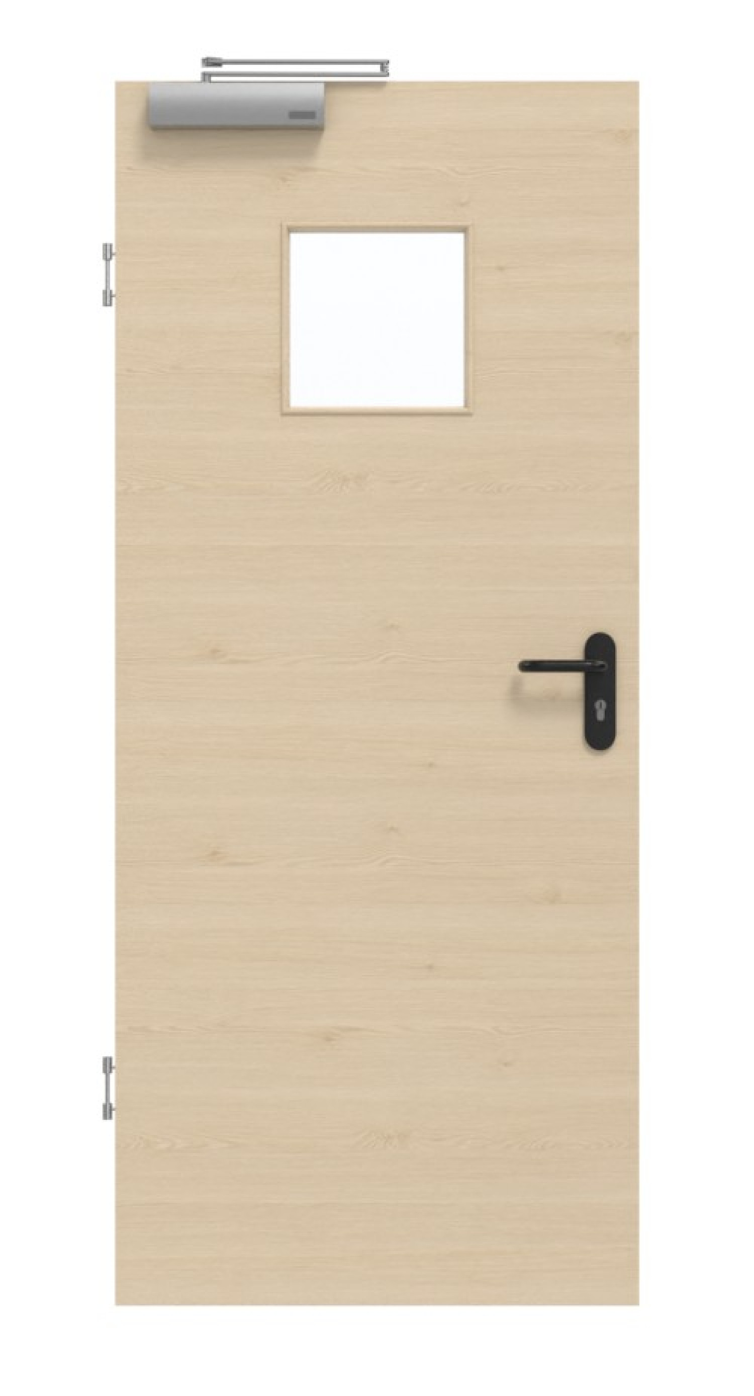GARANT Rauchschutztür Quer Authentic Sand GCK08 mit Lichtausschnitt LA-7