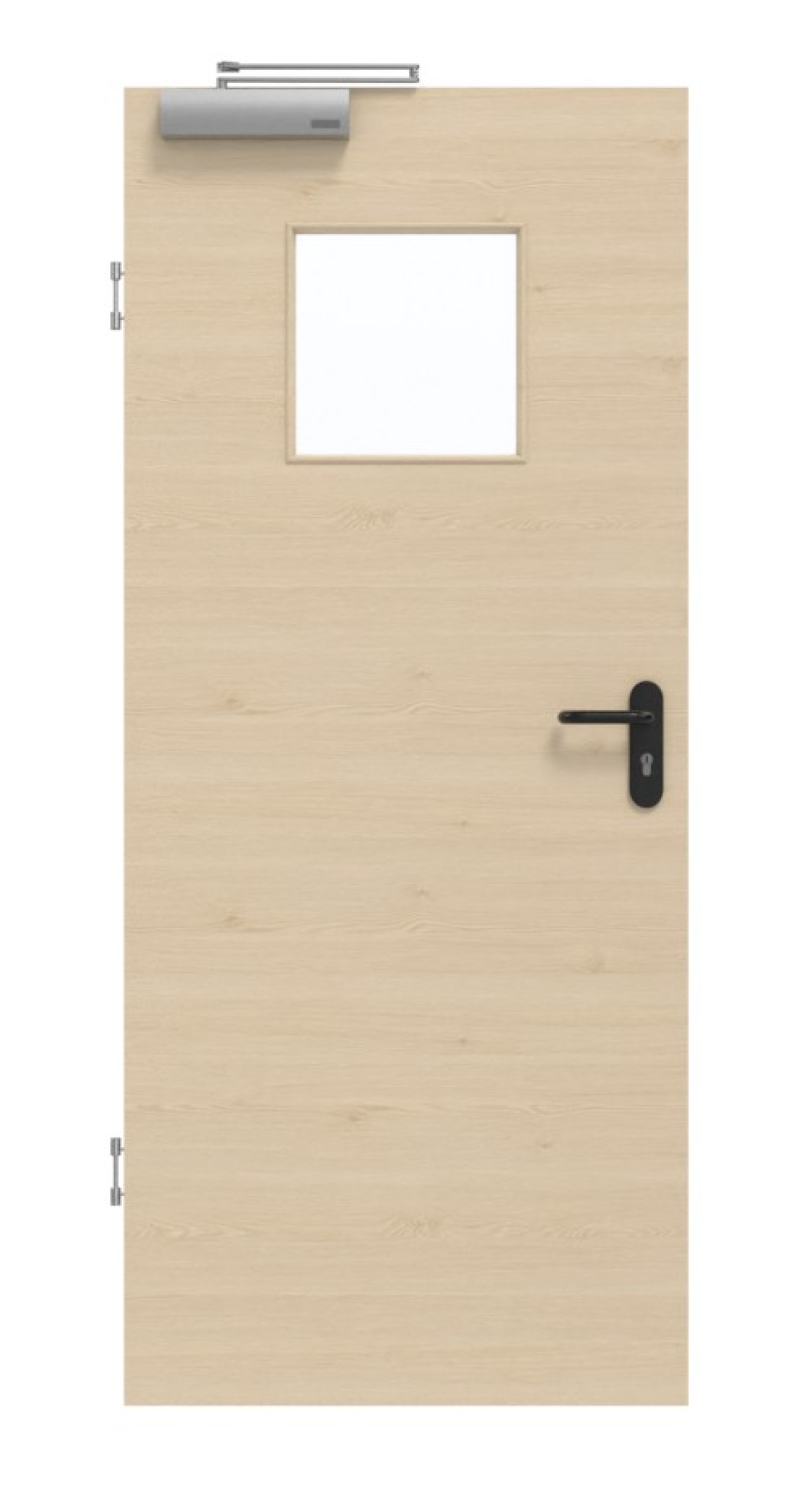 GARANT Rauchschutztür Quer Authentic Sand GCK08 mit Lichtausschnitt LA-8