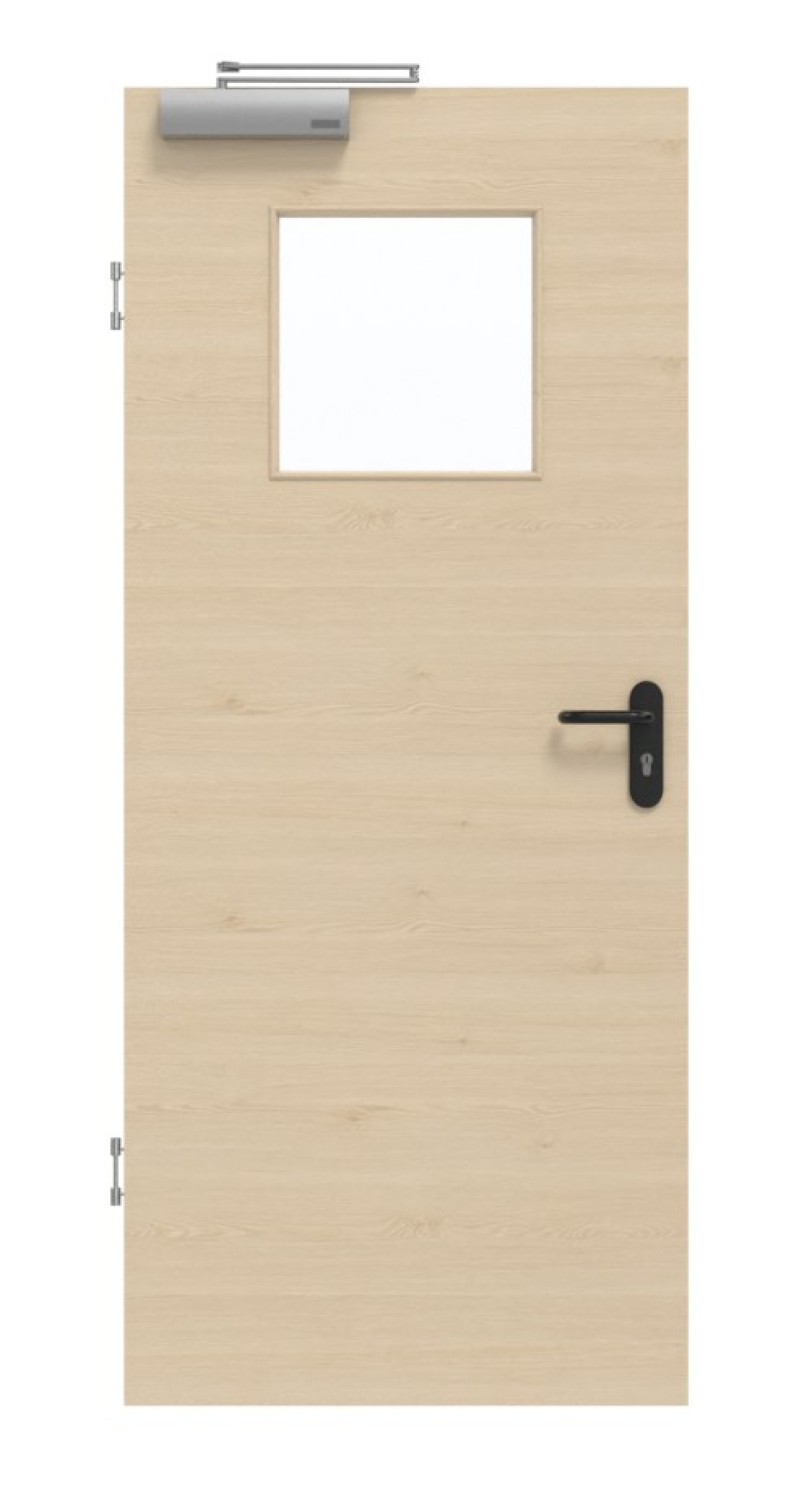 GARANT Rauchschutztür Quer Authentic Sand GCK08 mit Lichtausschnitt LA-9