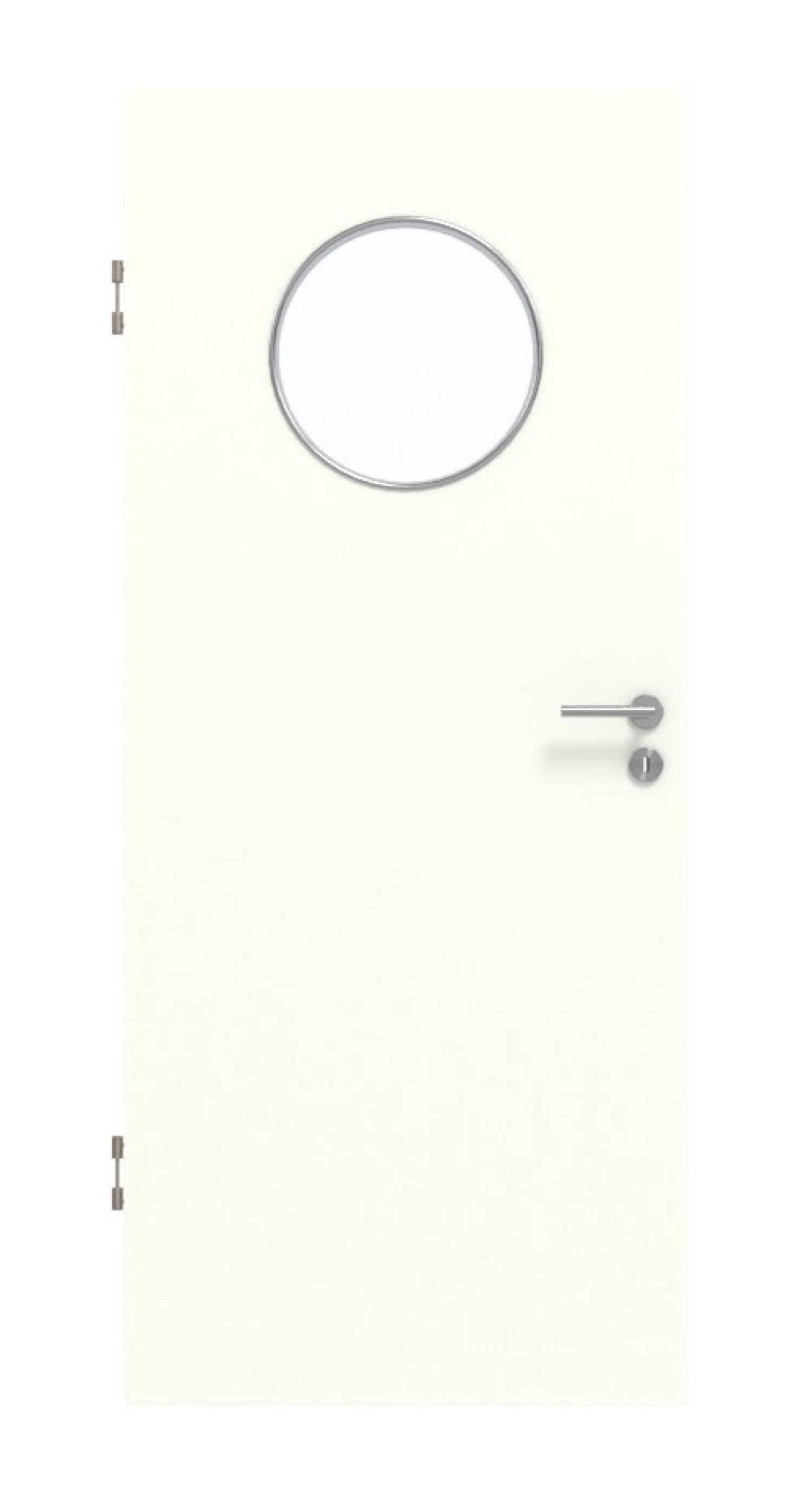 GARANT Schallschutztür U11026SD Kristallweiß GHK08 mit Lichtausschnitt LA-13