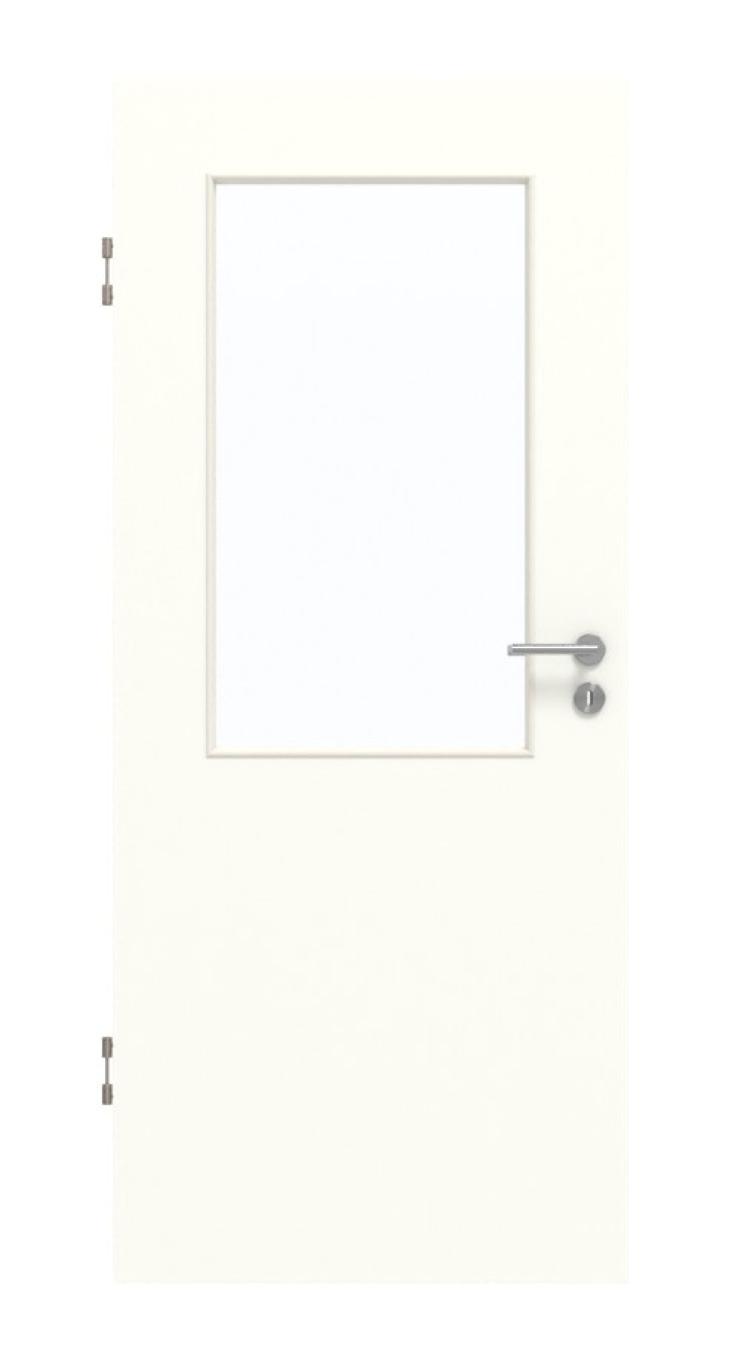 GARANT Schallschutztür U11026SD Kristallweiß GHK08 mit Lichtausschnitt LA-6