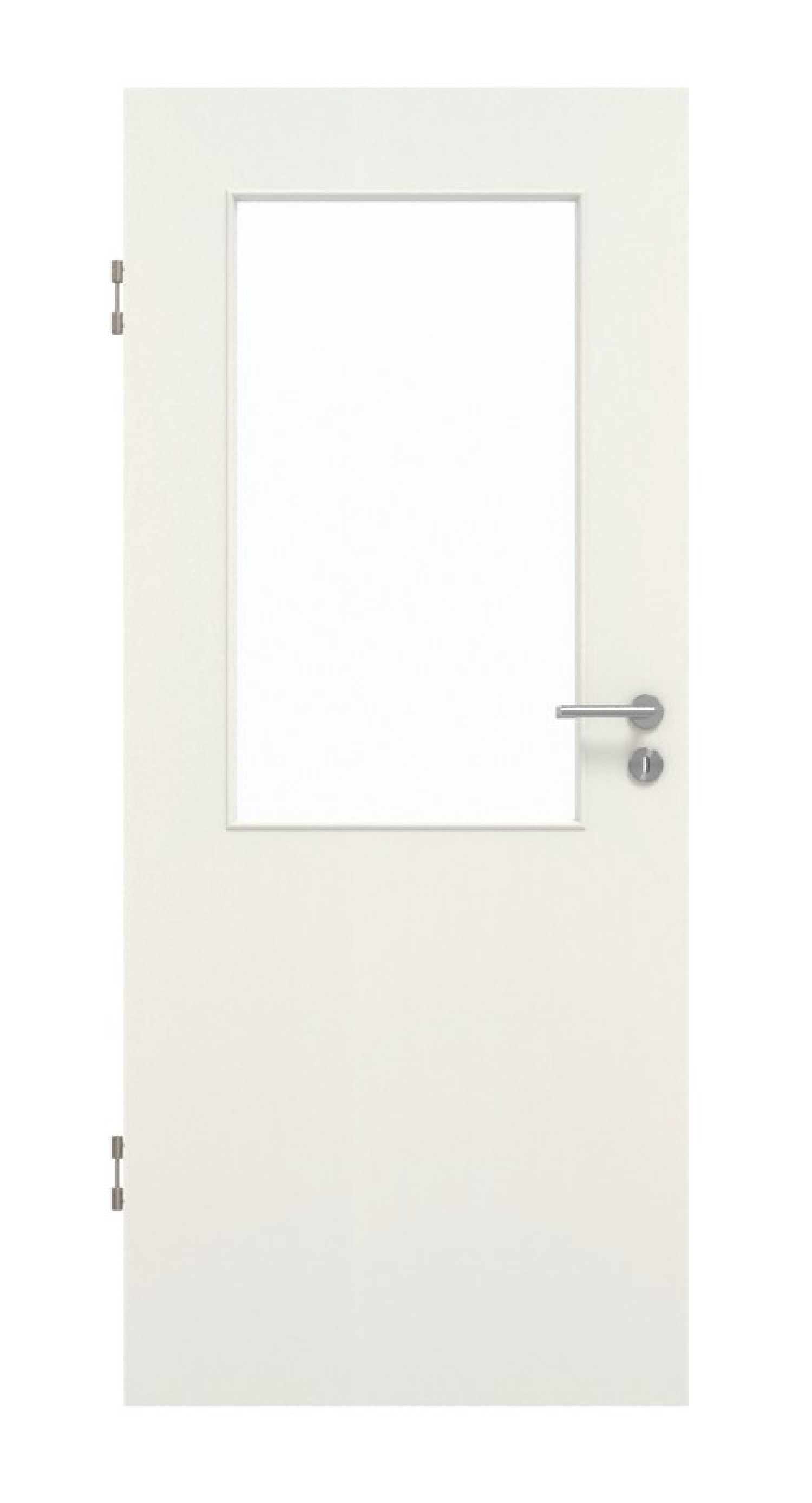 GARANT Schallschutztür Weiß Struktur Premium GCK08 mit Lichtausschnitt LA-6