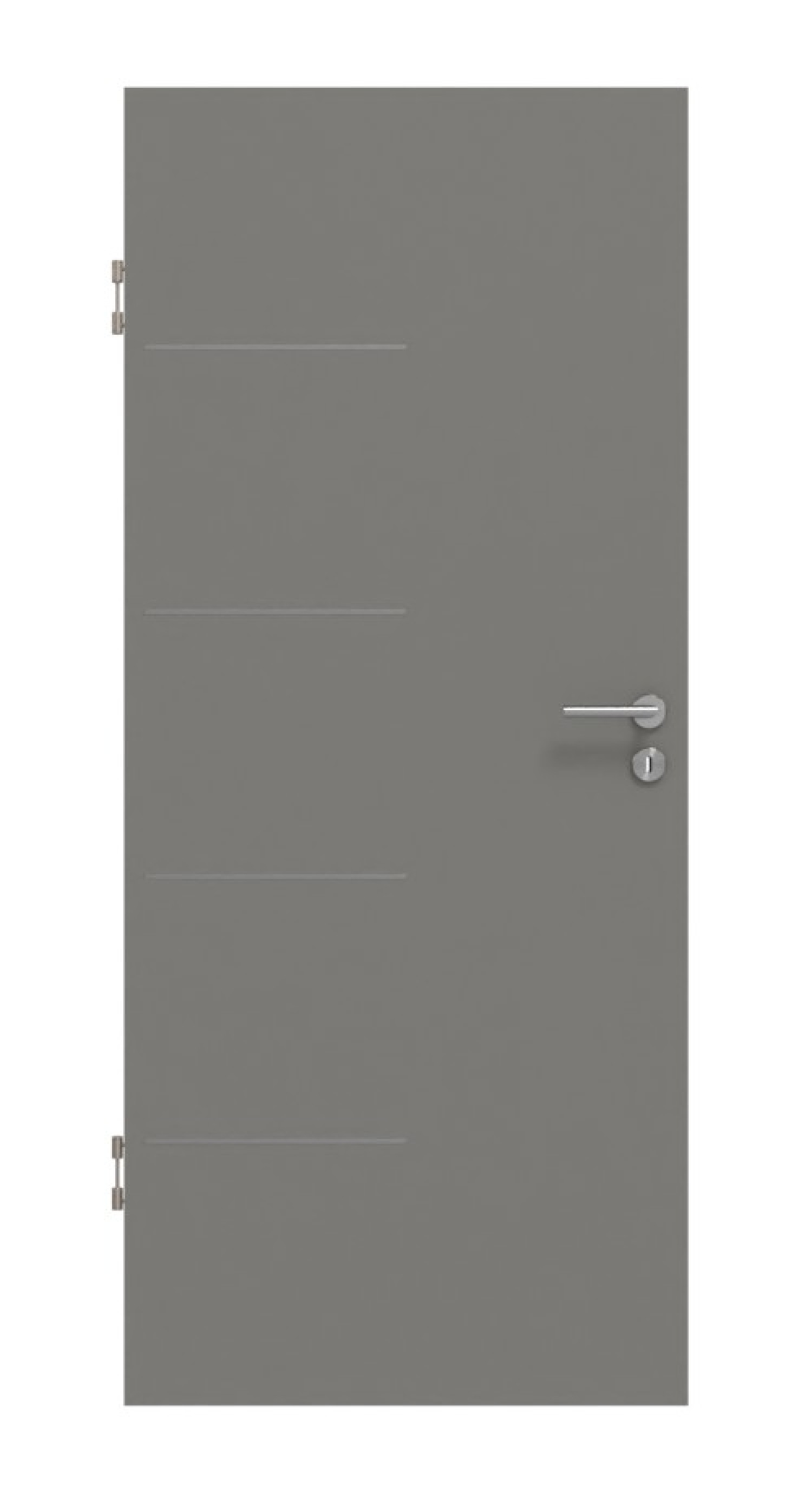 GARANT Wärmeschutztür Aura 834 Matt Staubgrau 7037 G-TEC