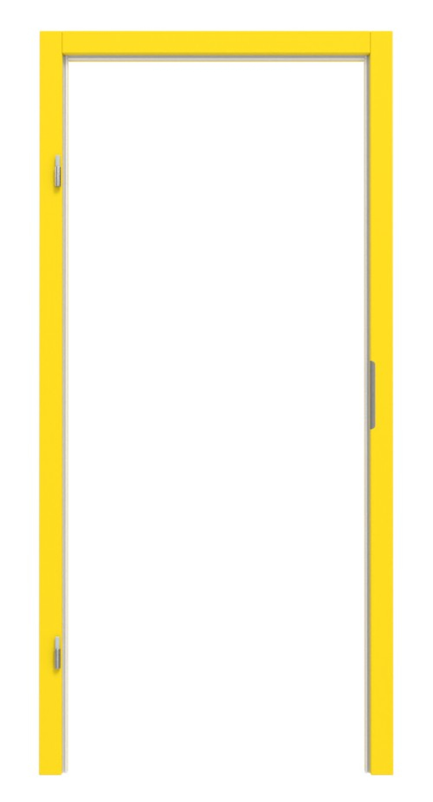 Blendrahmen D 483-60 Yellow Resopal mit eckiger Kante 80x60mm - Deine Tür