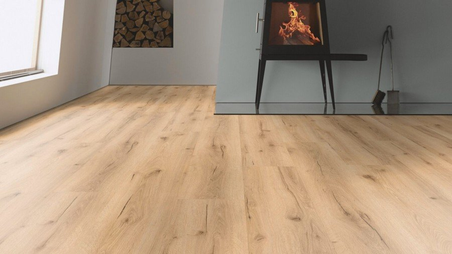 TER HÜRNE Klick-Vinyl Eiche Miami gebürstet Landhausdiele Comfort Wood 
