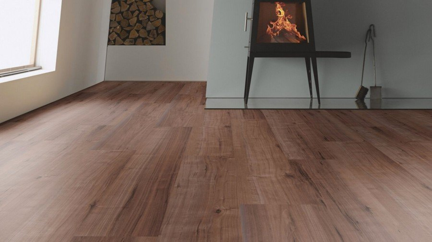 TER HÜRNE Klick-Vinyl Nussbaum Abu Dhabi gebürstet Landhausdiele Comfort Wood Ed
