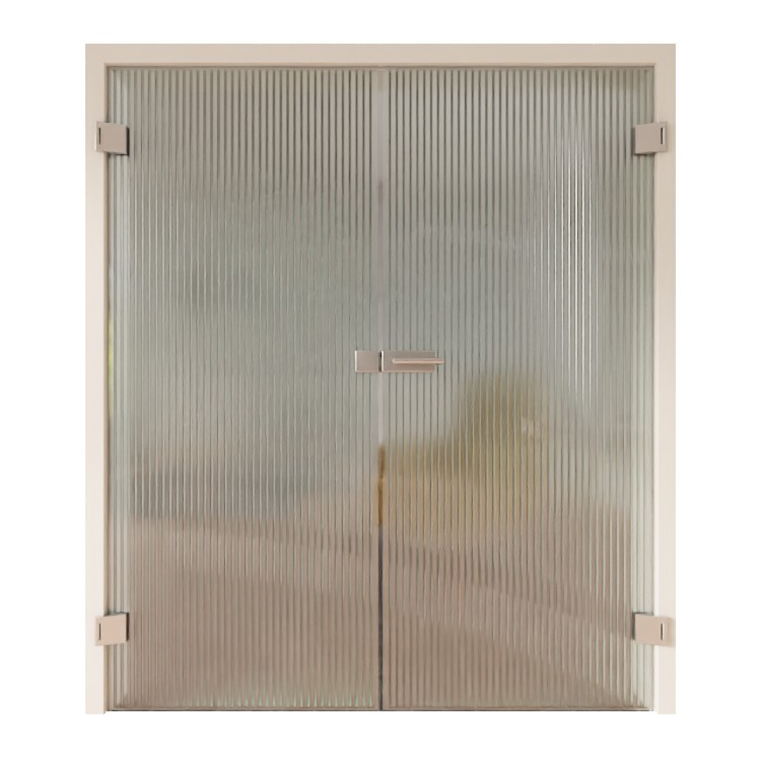 GARANT Ganzglas Doppelflügeltür Masterligne Ornament