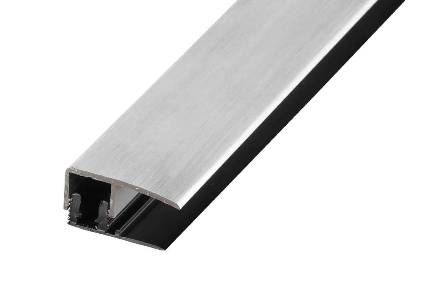 Ansicht von PROVARIOclip Uni Abschlussprofil Aluminium 7-18mm eloxiert Silber gebürstet 90cm - Proline