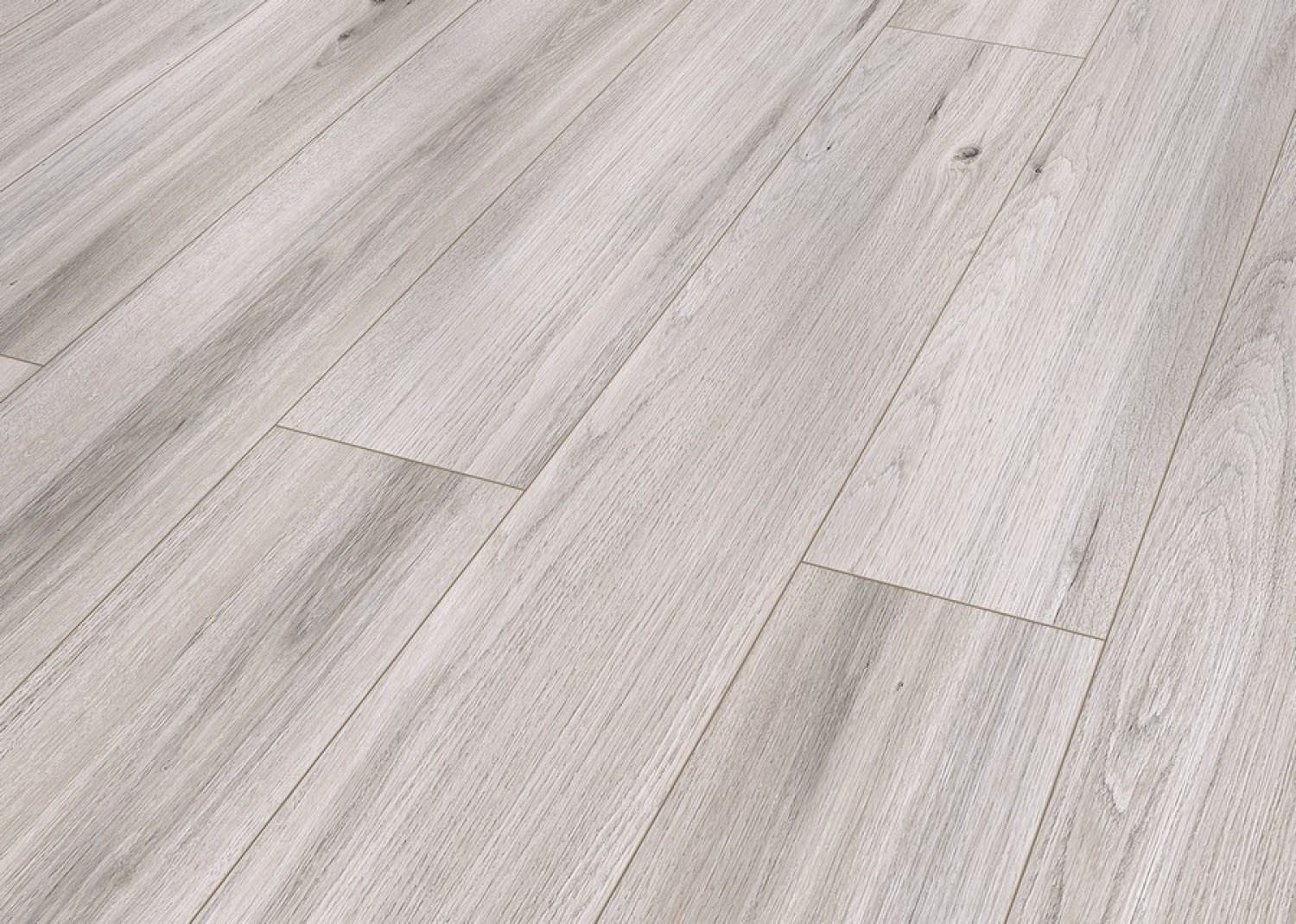 Perspektive von Eiche beigegrau strukturiert 1-Stab Extreme Laminat - Wiparquet