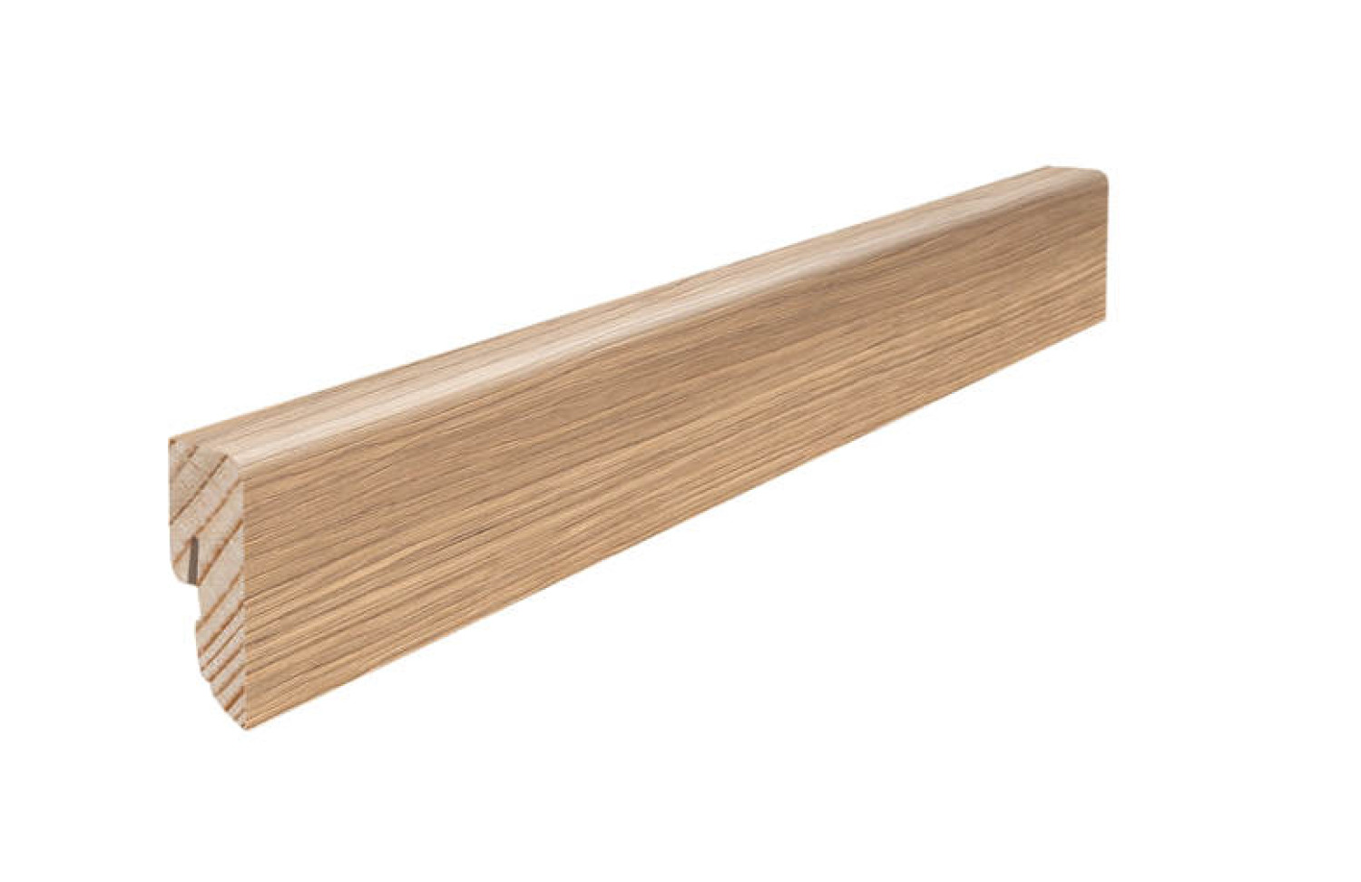 HARO Sockelleiste für Parkett Eiche puroweiß furniert geölt (16 x 40 x 2200 mm)