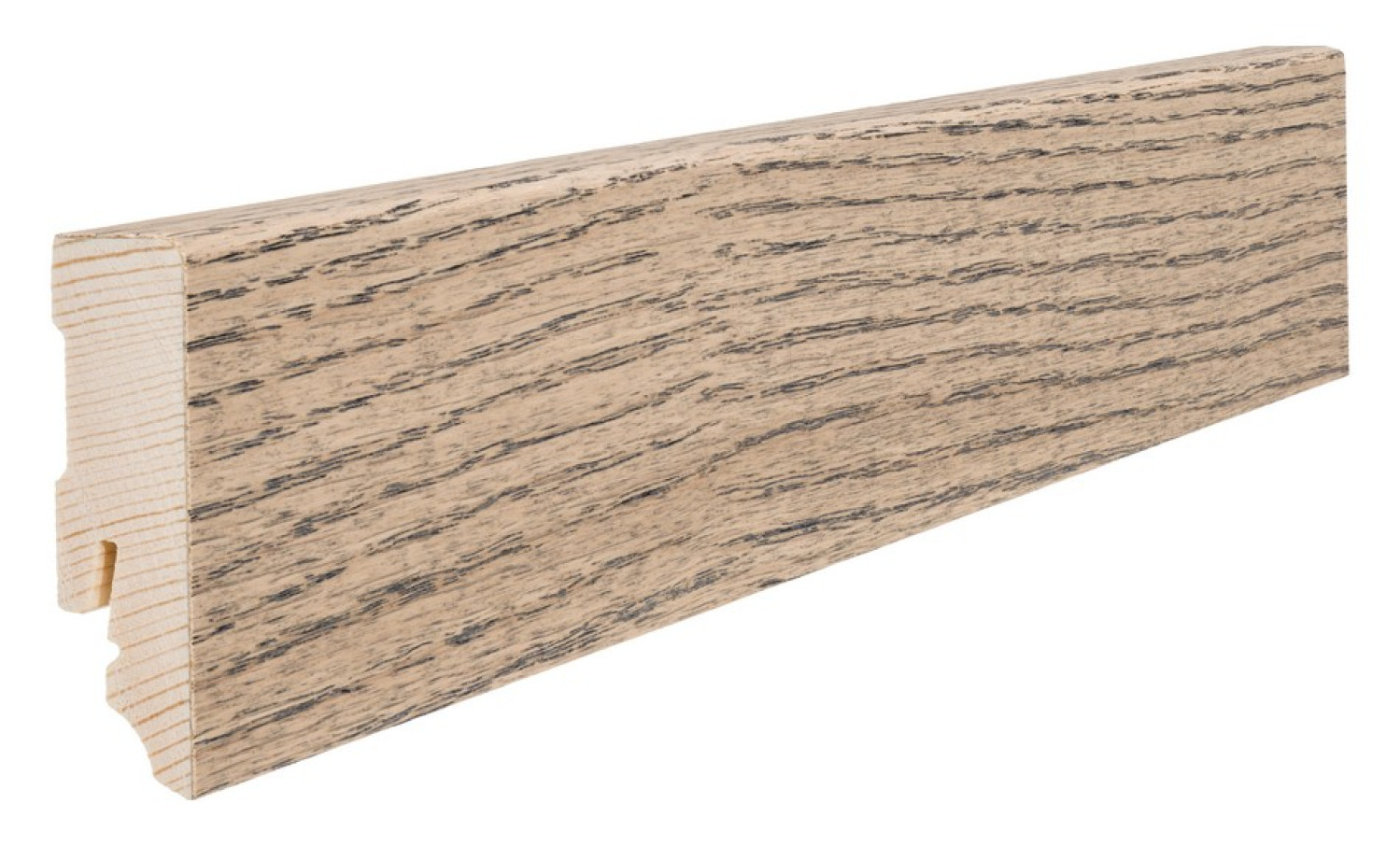 HARO Sockelleiste für Parkett Eiche tabakgrau furniert geölt (16 x 58 x 2200 mm)