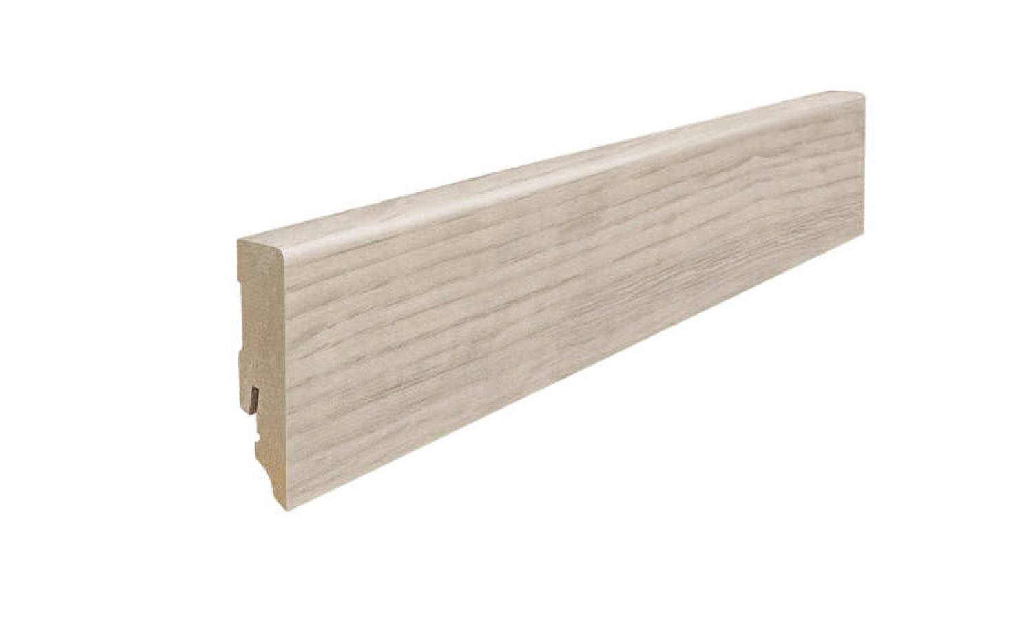 HARO Sockelleiste für Laminat Eiche Sicilia weiß (16 x 58 x 2200 mm)